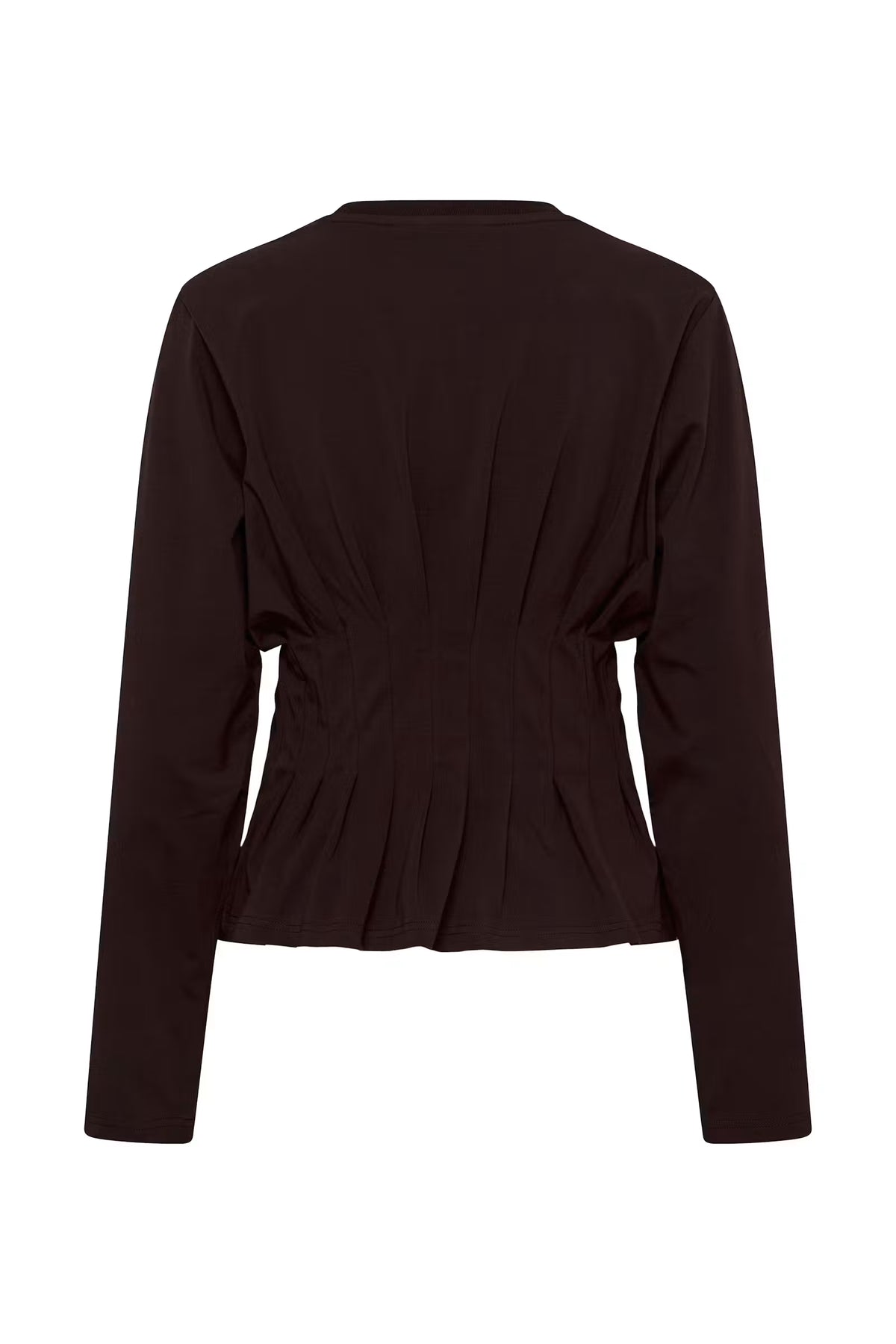GESTUZ Longsleeve "Inez" ganache