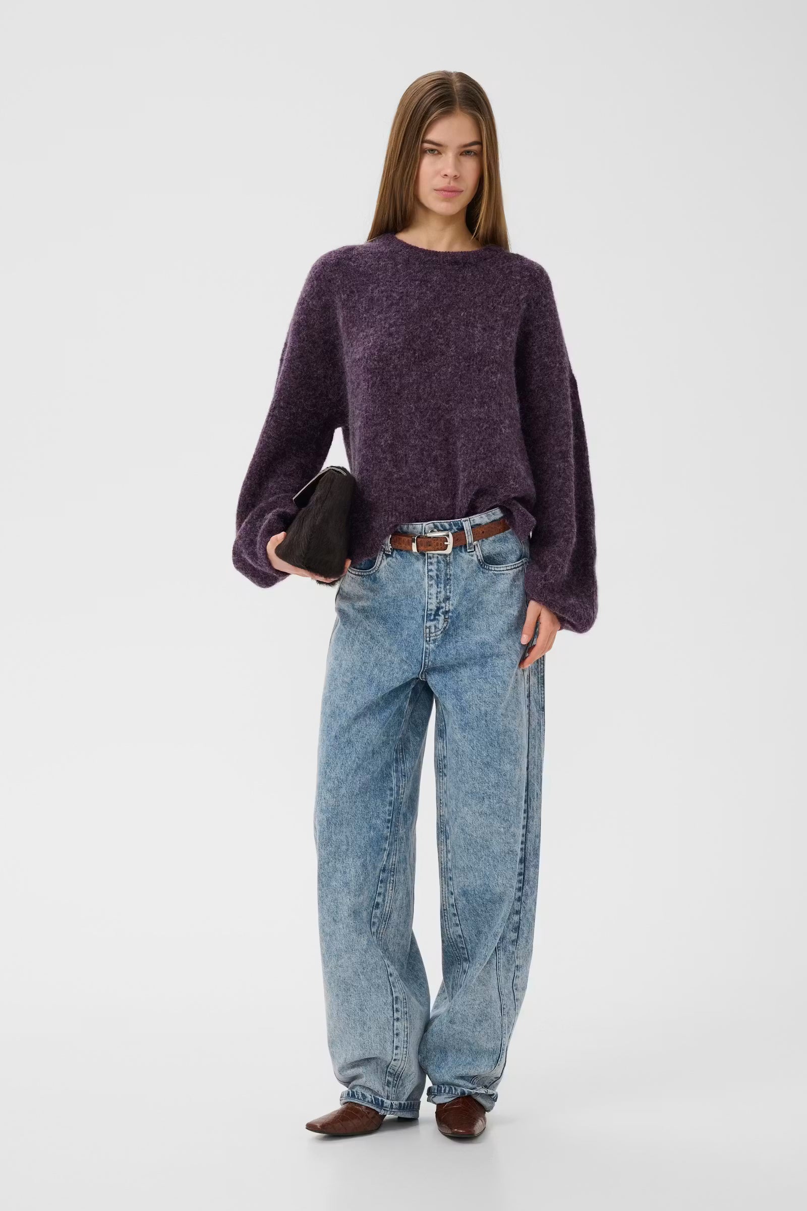 GESTUZ Pullover "Alpha" juniper melange