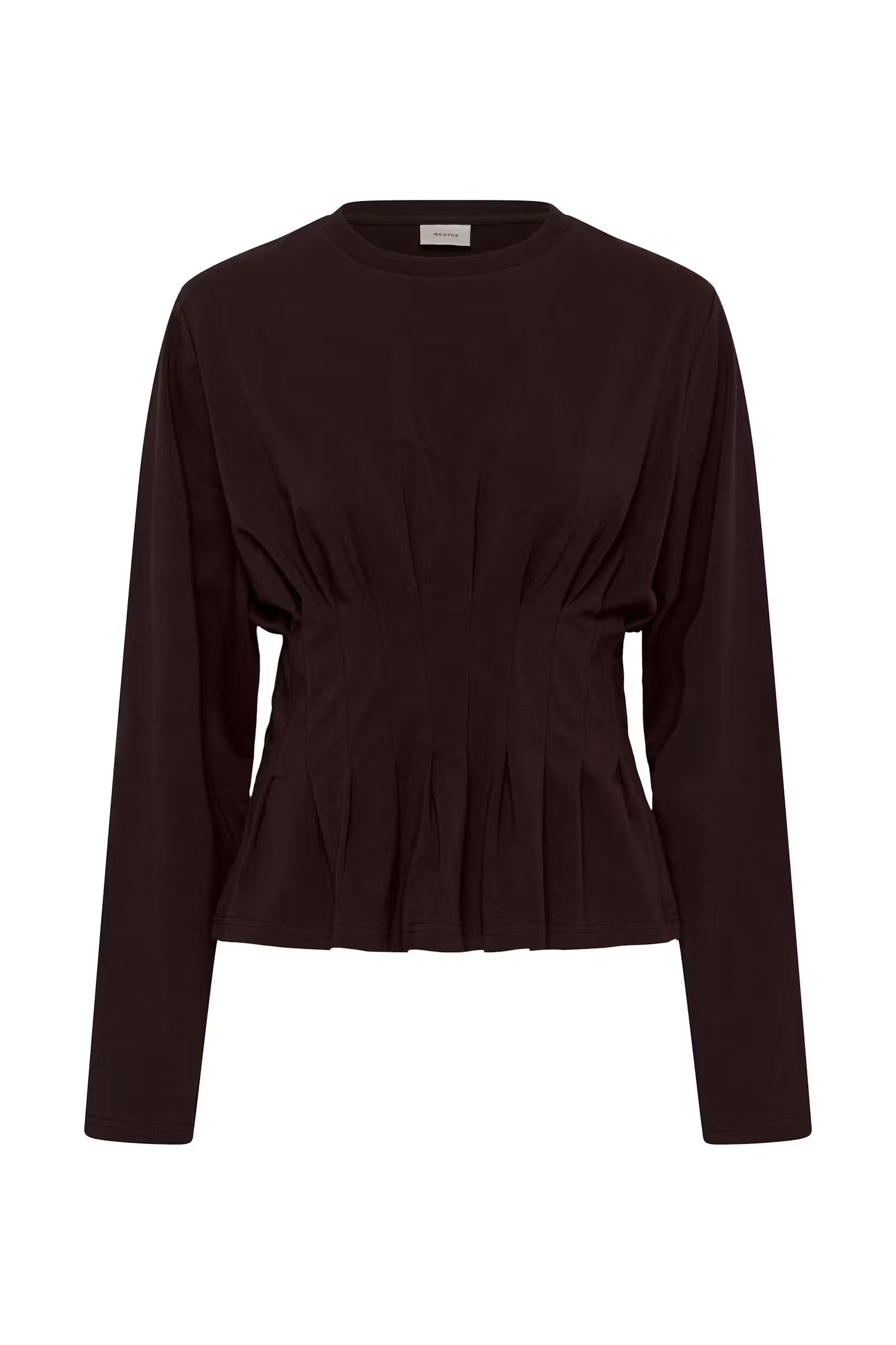 GESTUZ Longsleeve "Inez" ganache
