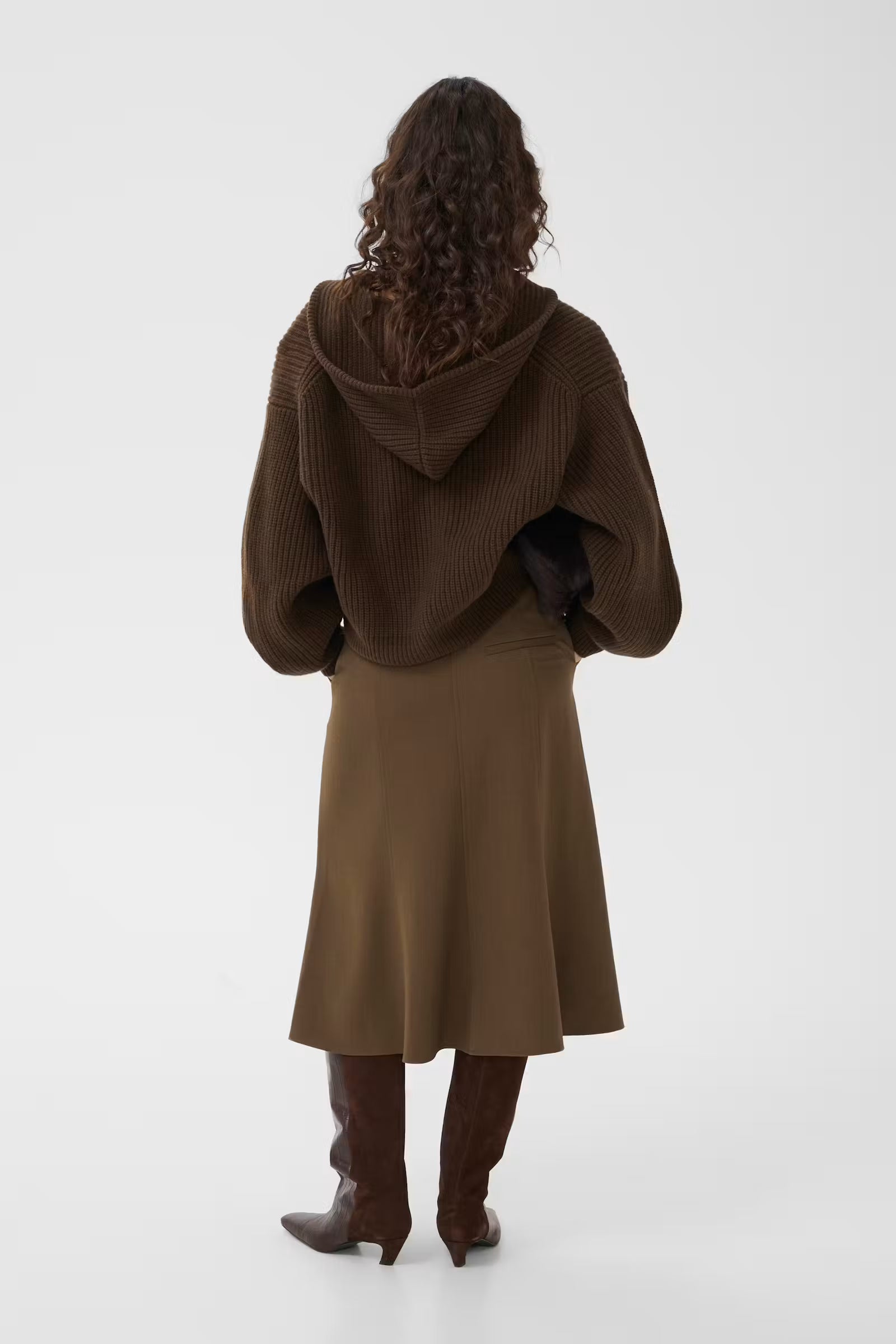 GESTUZ Cardigan "Kamina" slate black brown