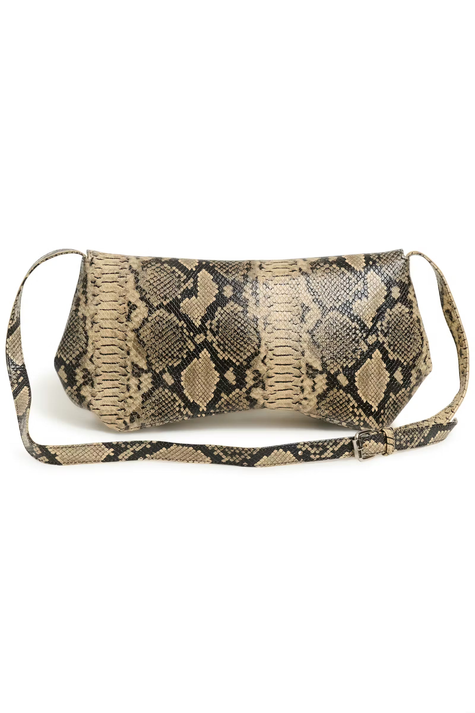 GESTUZ Bag "Weda" pale khaki snake