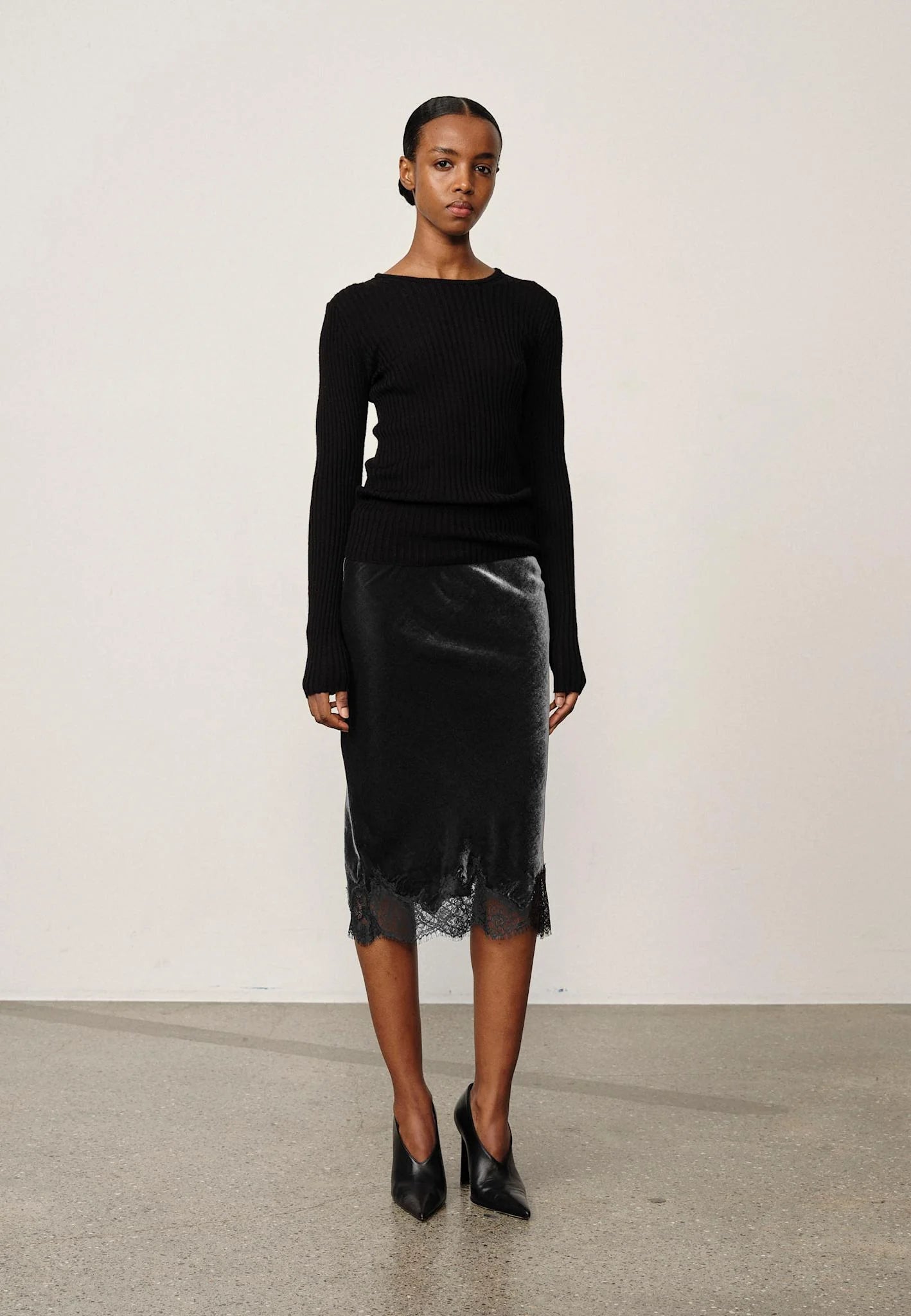 HERSKIND Skirt "Tess" grey