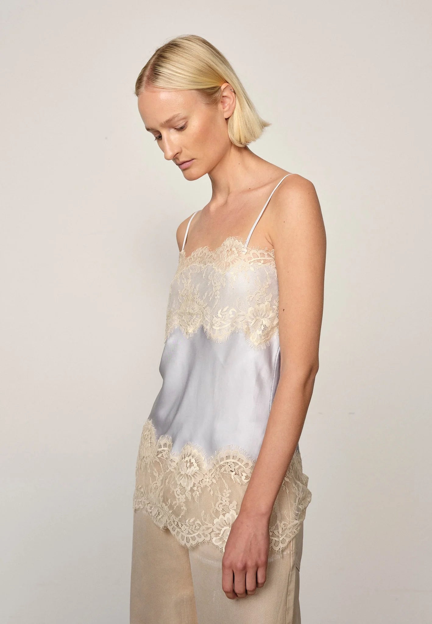 HERSKIND Top "Linnea" light blue