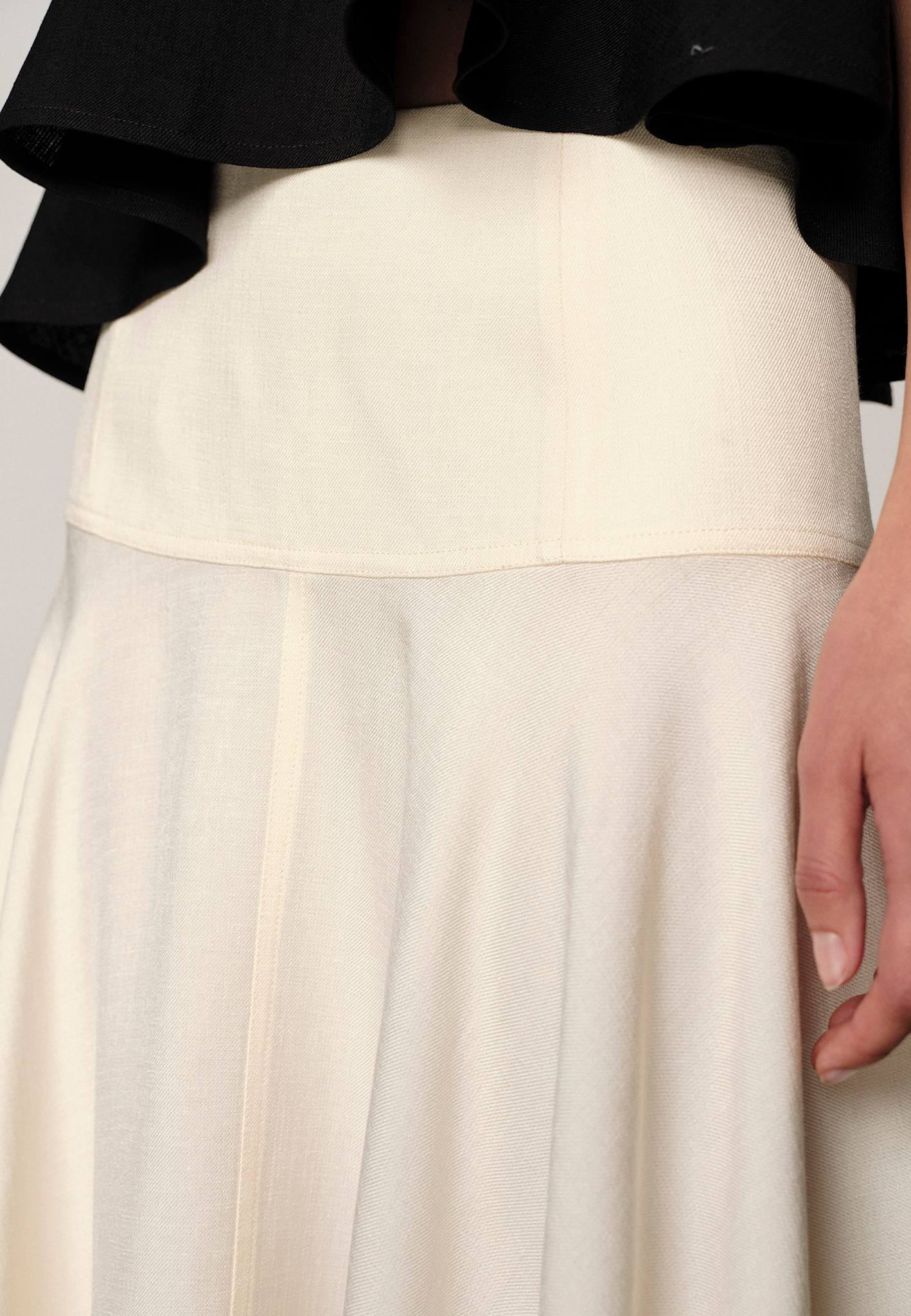 HERSKIND Skirt "Blaze" offwhite