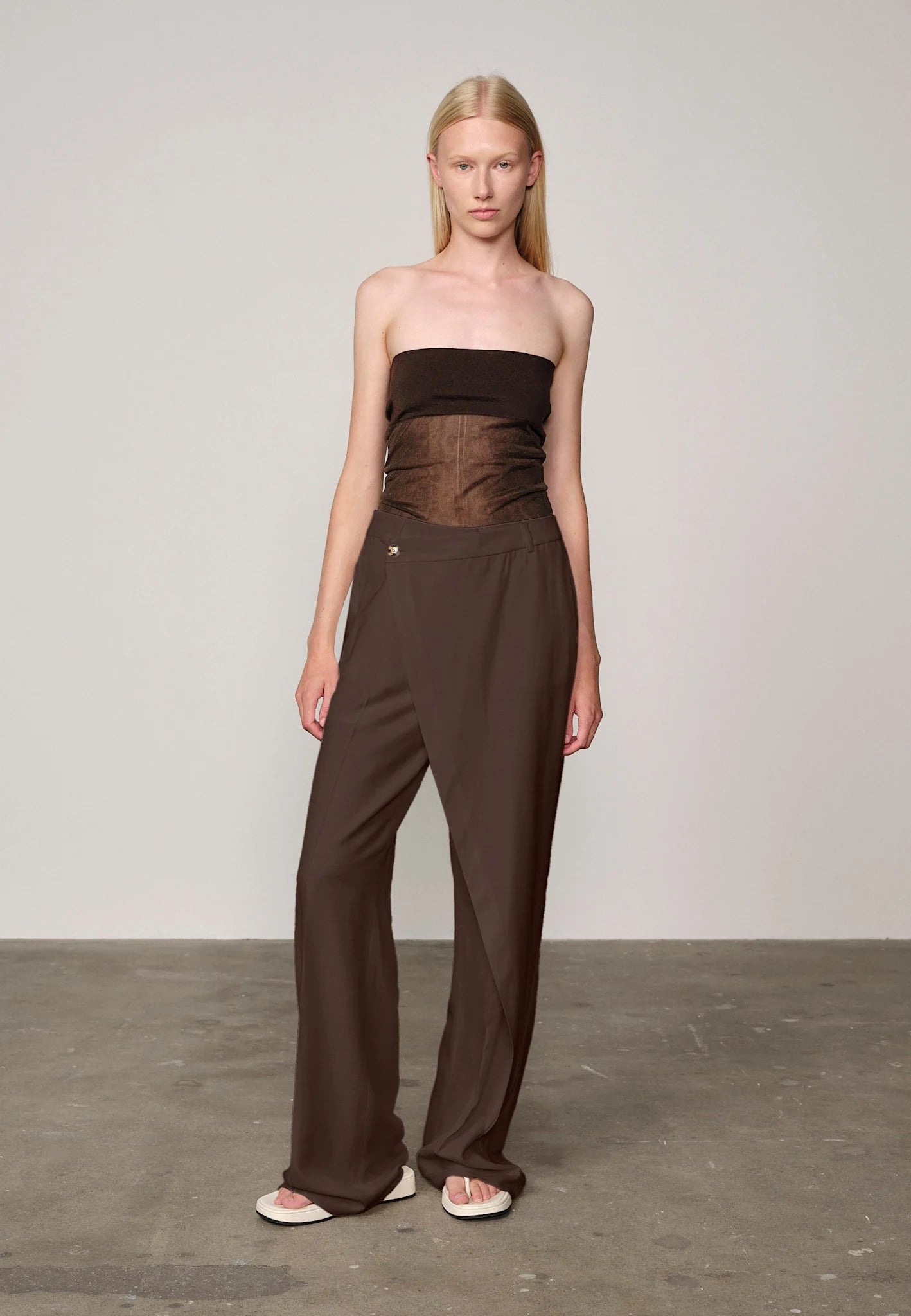 HERSKIND Pants "Alina" java brown
