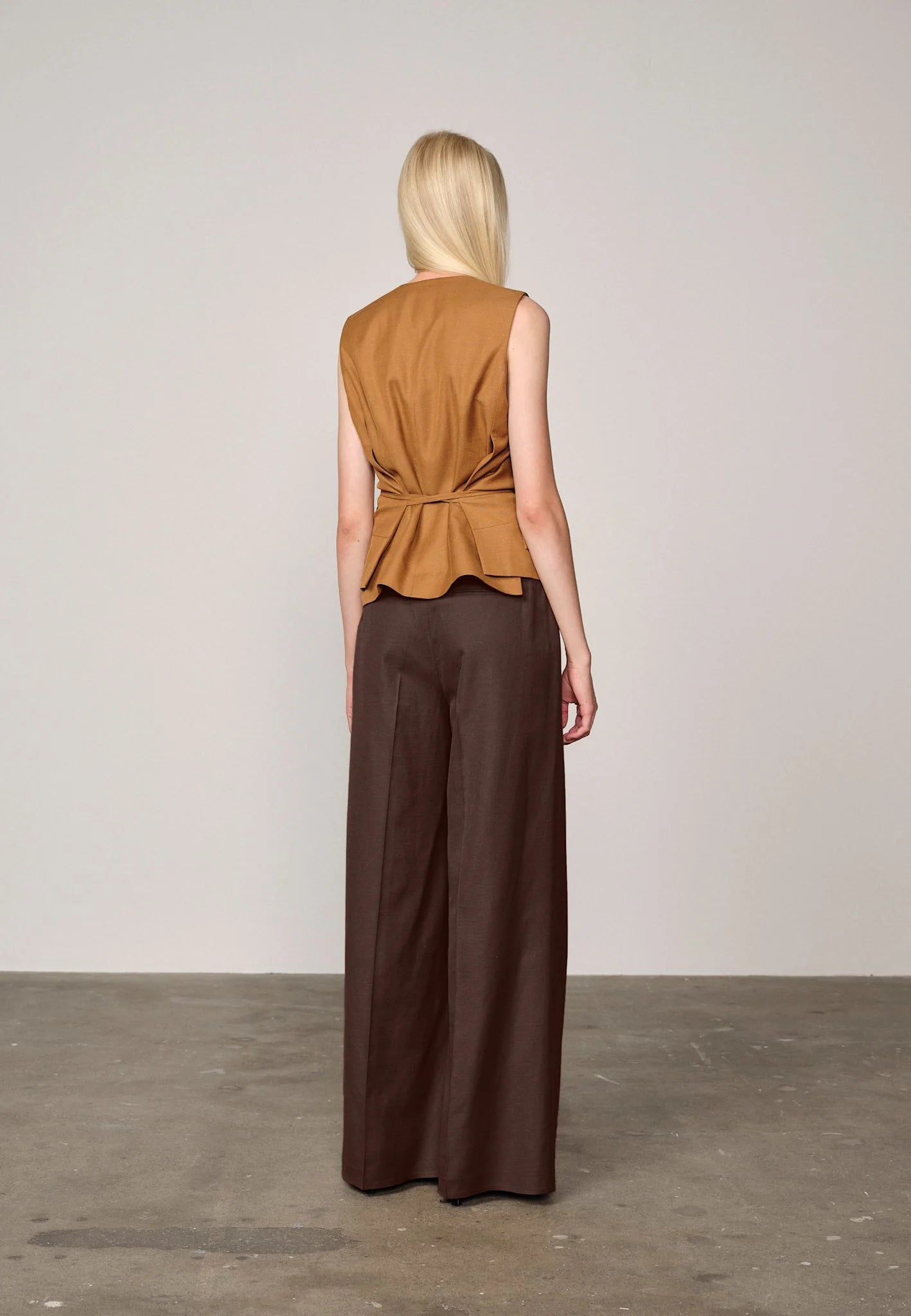 HERSKIND Pants "Lotus" java brown