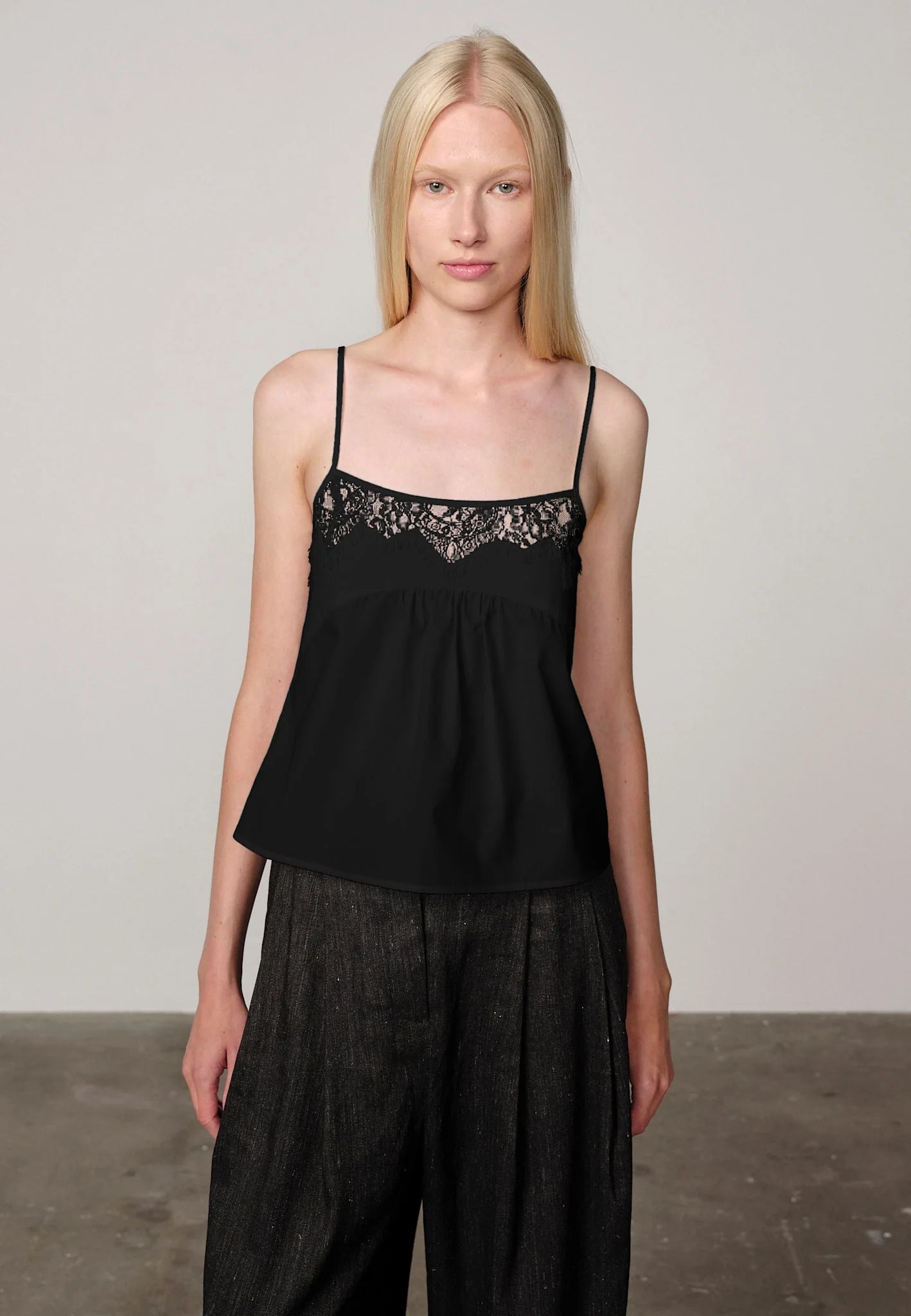 HERSKIND Top "Paulo" black