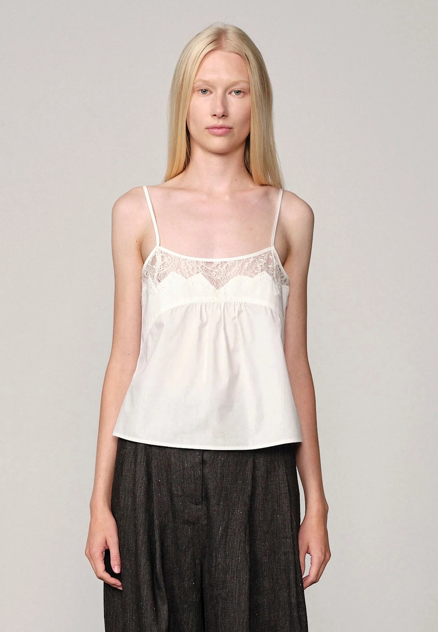 HERSKIND Top "Paulo" white