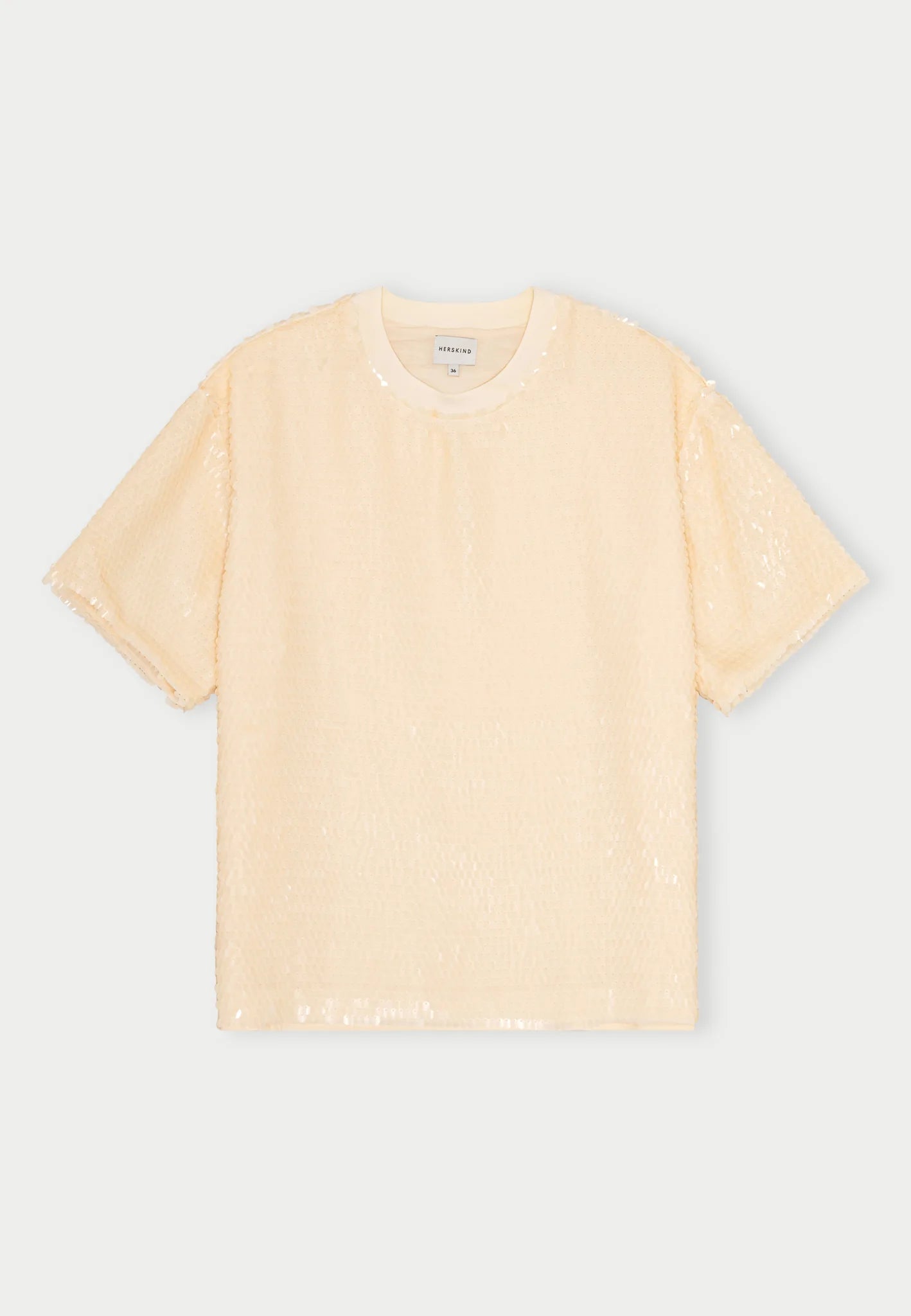 HERSKIND T-Shirt "Larsson" creme