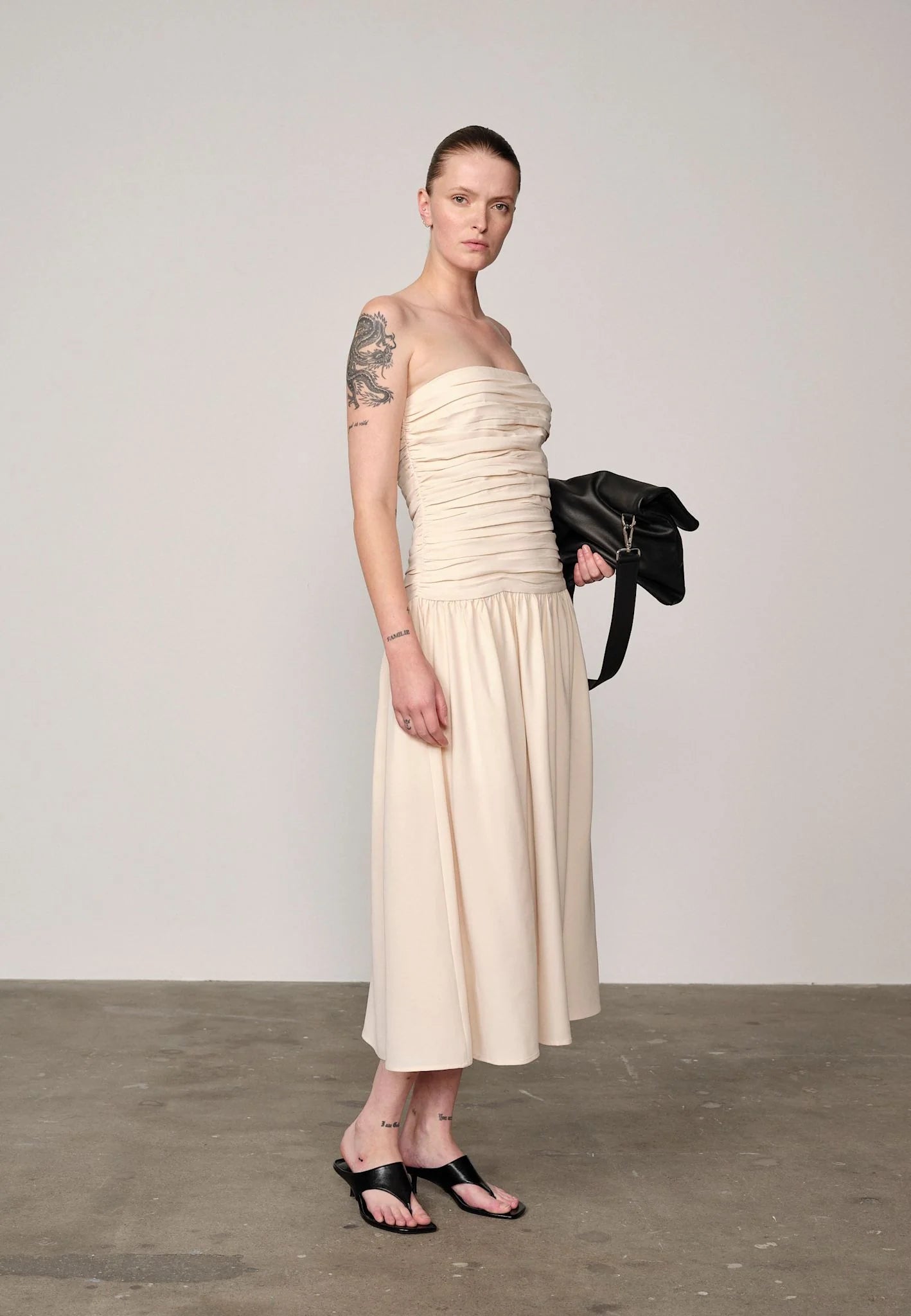 HERSKIND Dress "Reese" creme