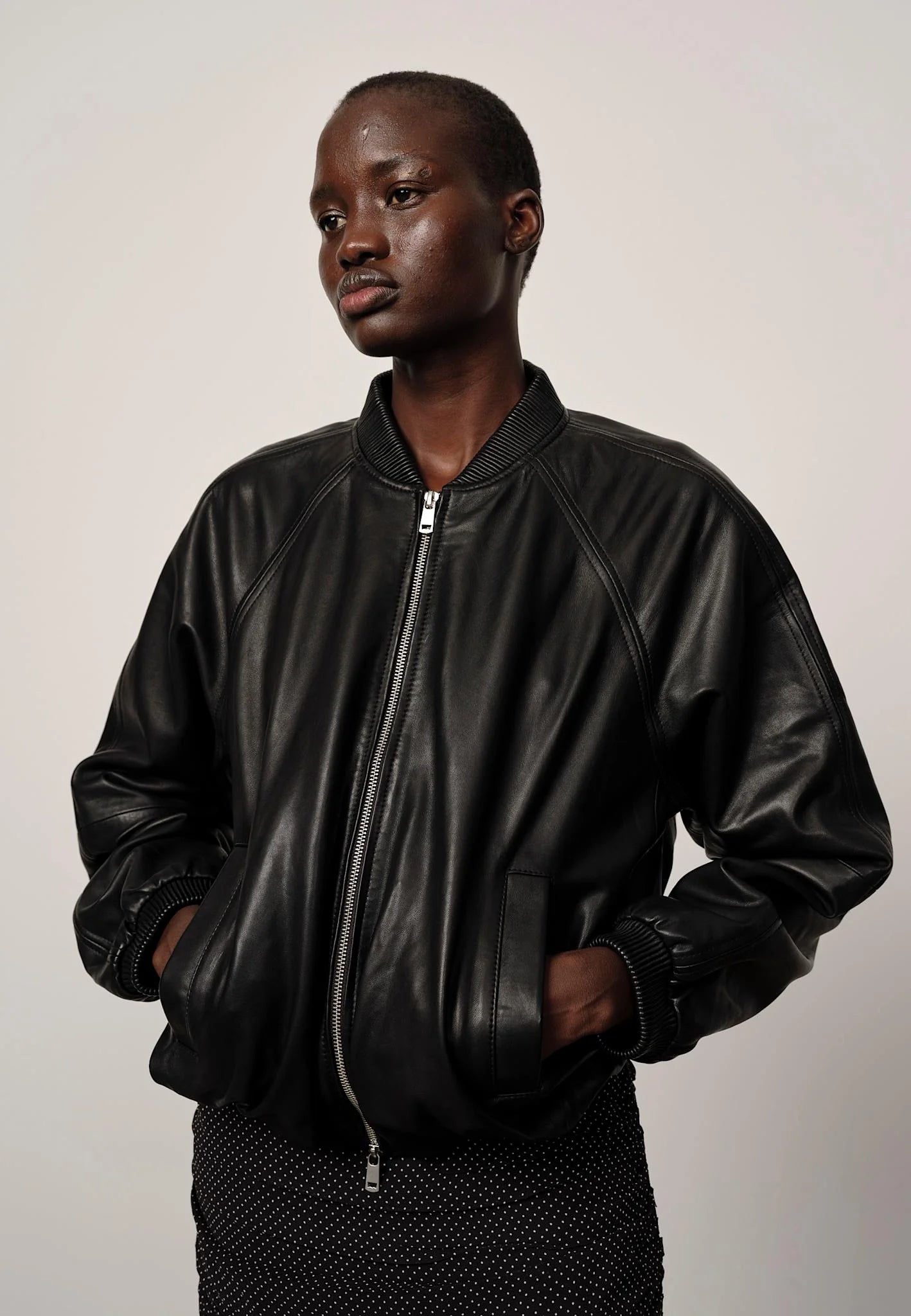 HERSKIND Bomber Jacket "Yvette" black