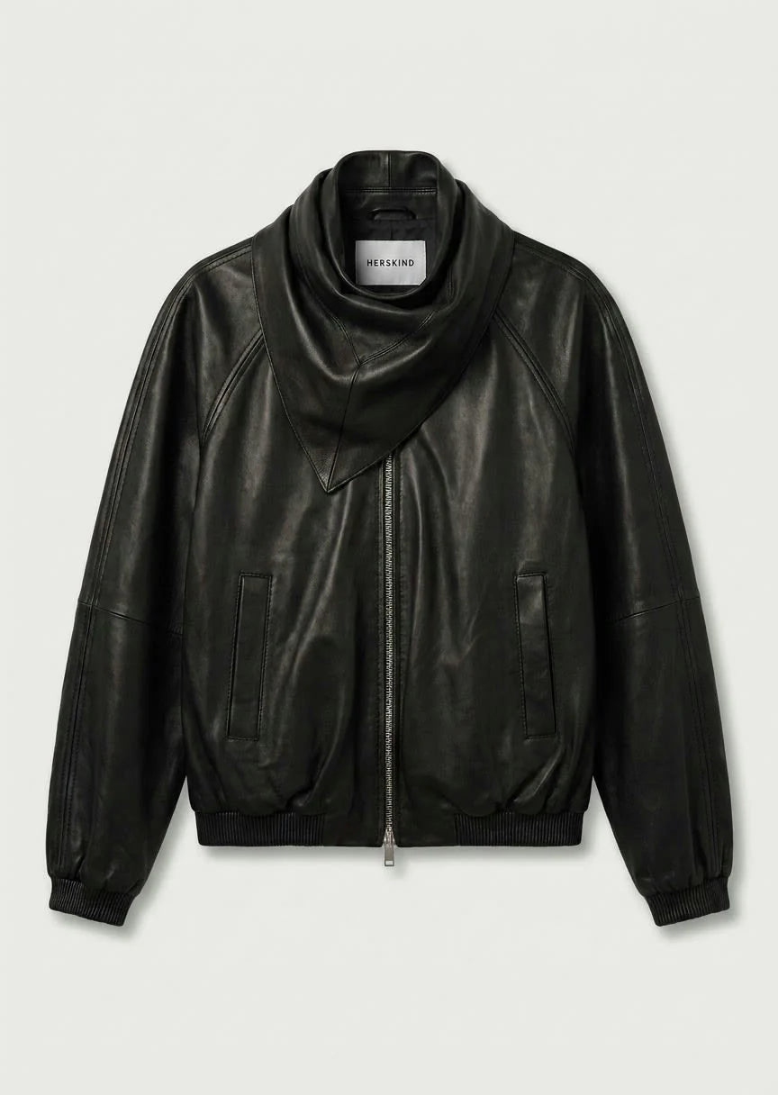 HERSKIND Bomber Jacket "Yvette" black