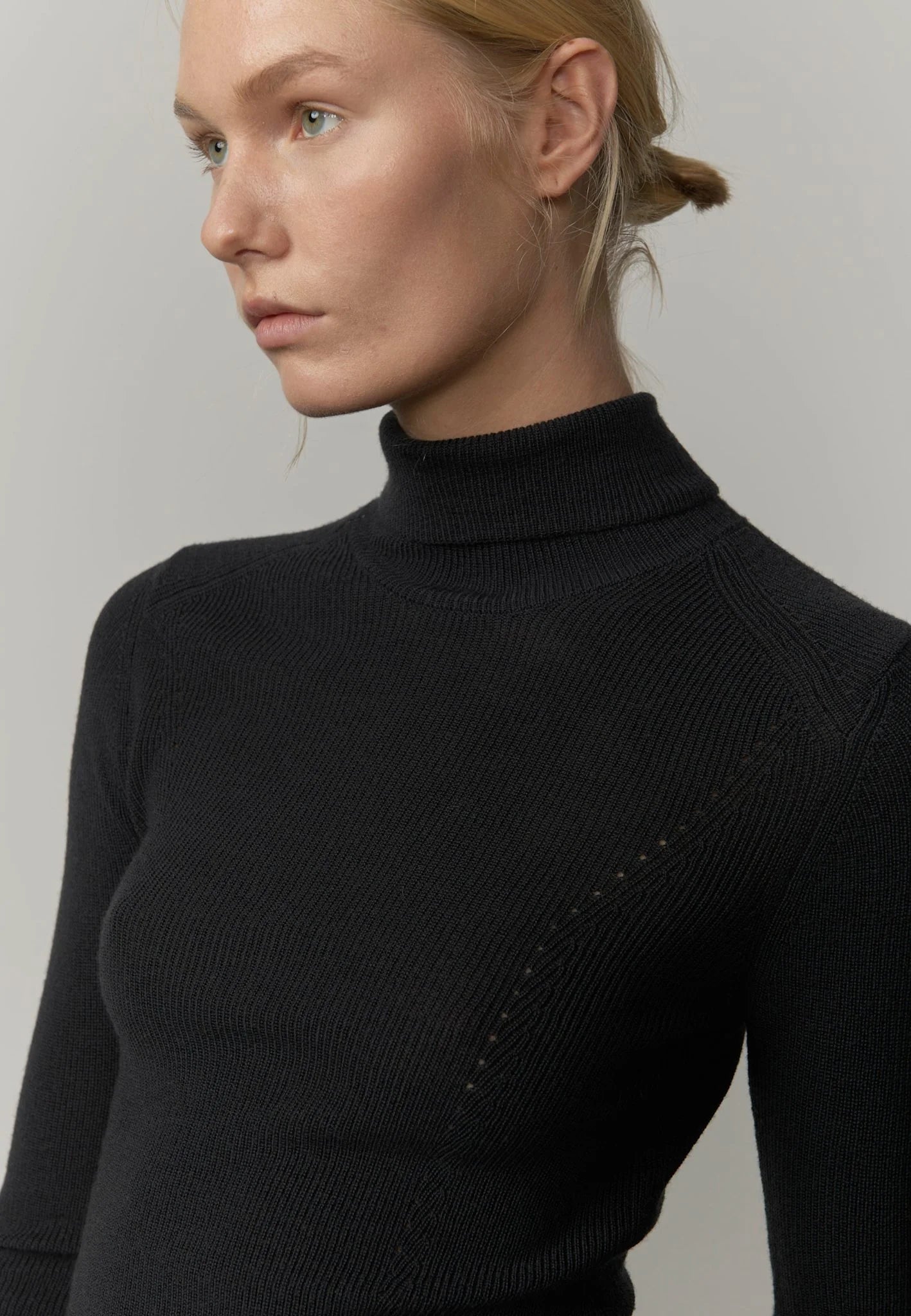 HERSKIND Pullover "Bib" dark grey