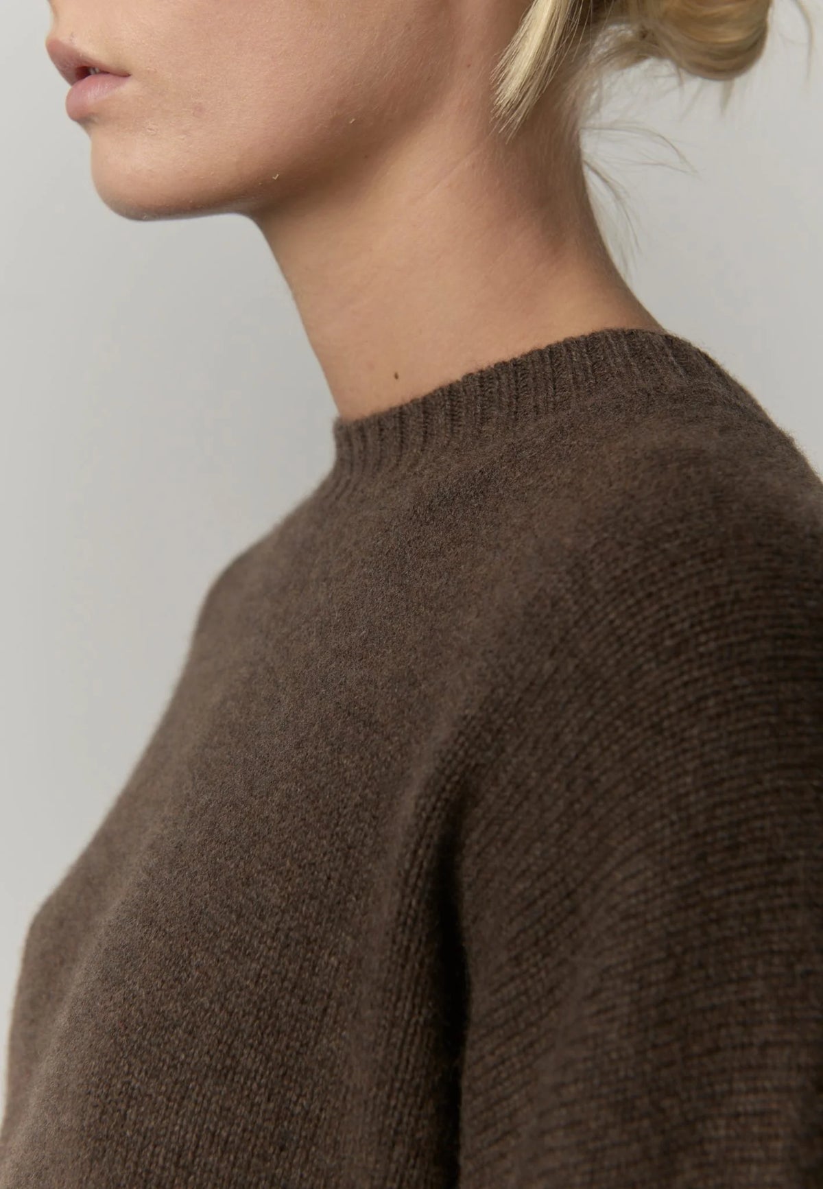 HERSKIND Pullover "Constantine" brown melange