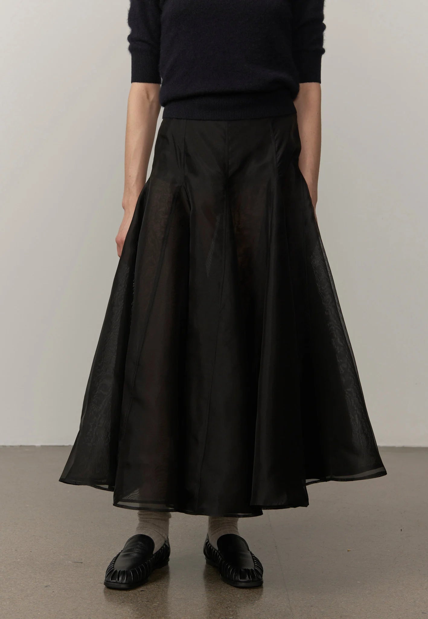 HERSKIND Silk Skirt "Greta" black