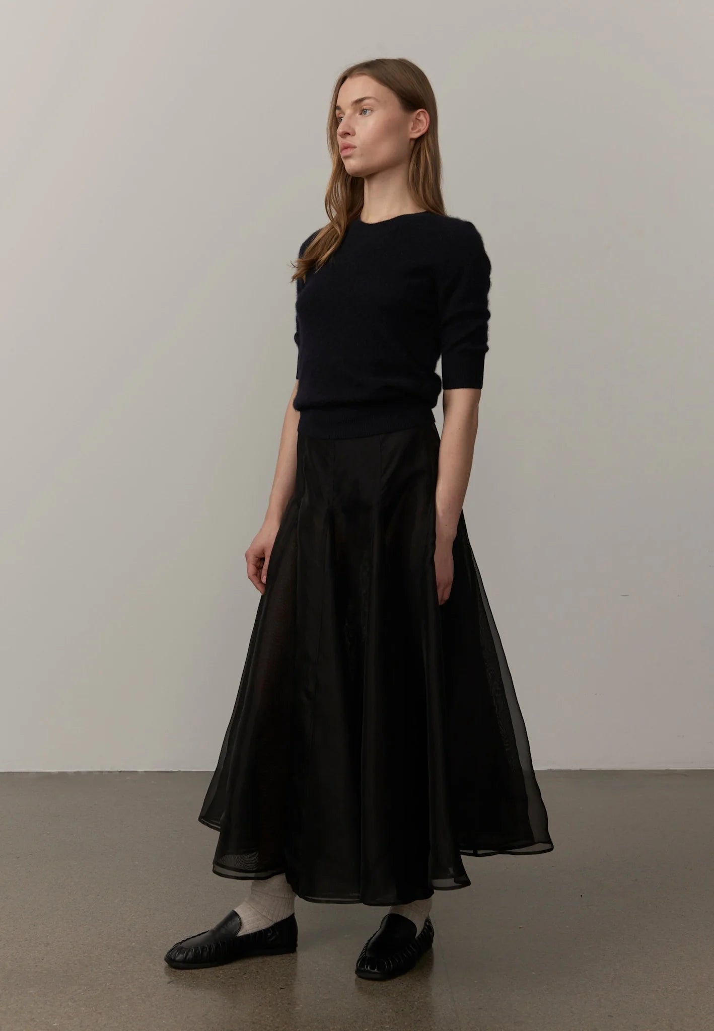 HERSKIND Silk Skirt "Greta" black