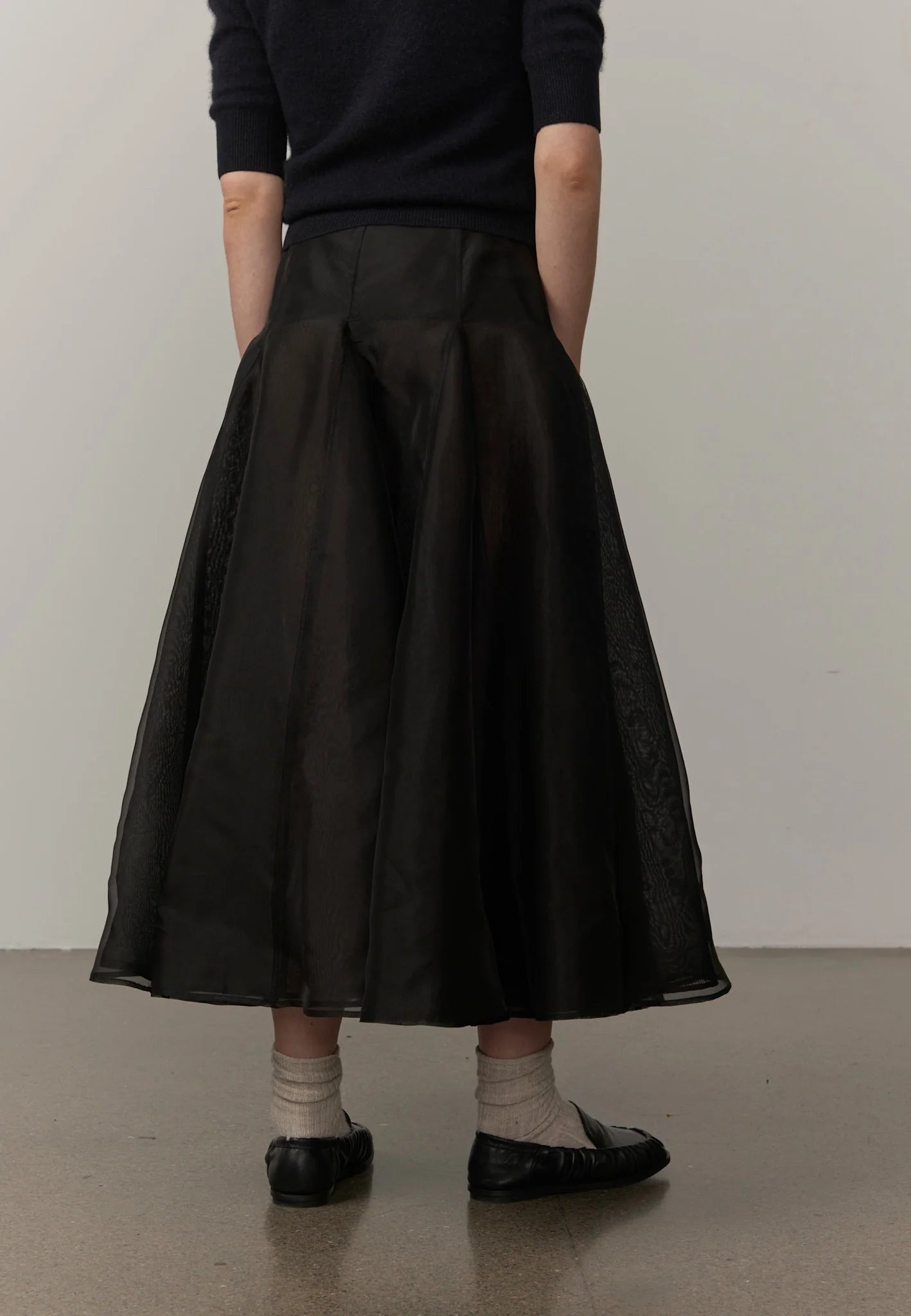 HERSKIND Silk Skirt "Greta" black