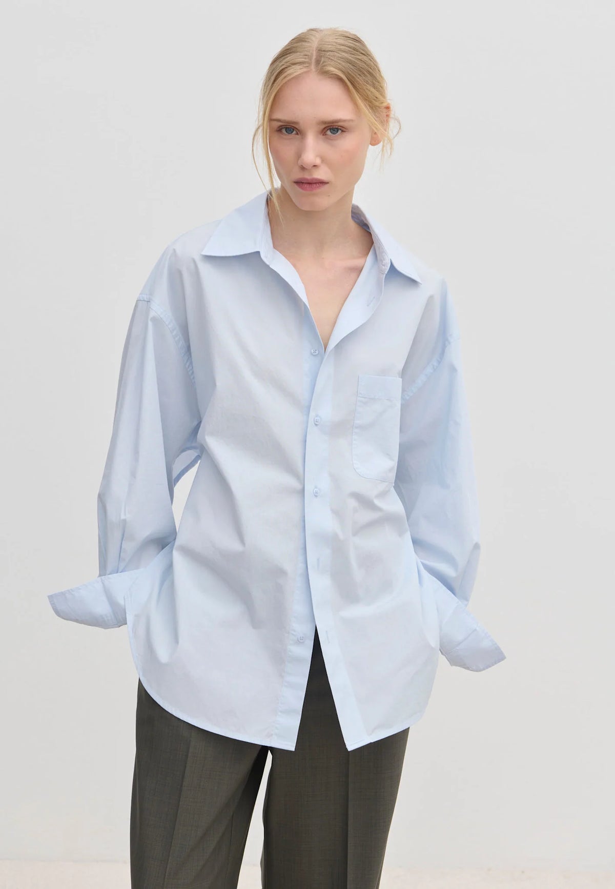 HERSKIND Shirt "Jordan" light blue