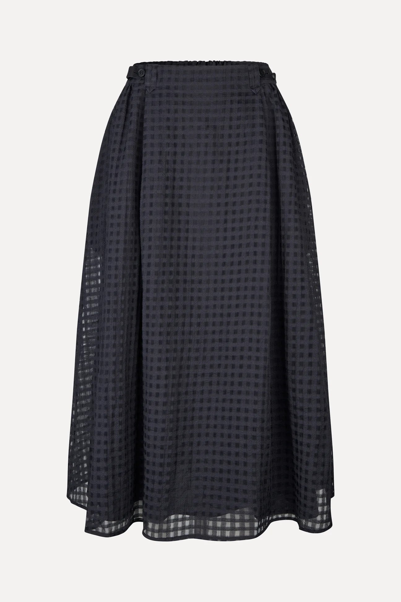 STINE GOYA Midi skirt "Checkered Organza"