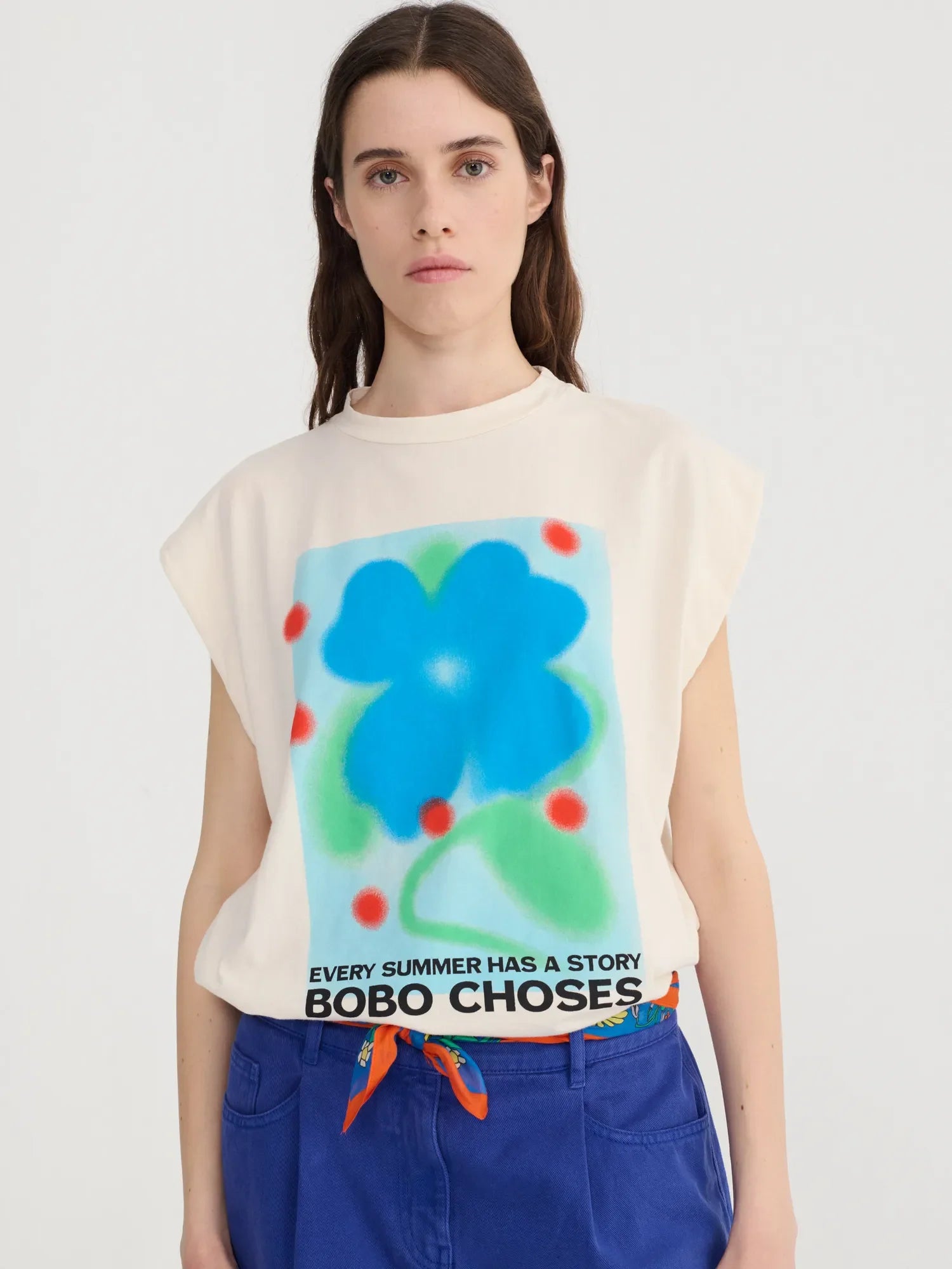 BOBO CHOSES T-Shirt "Summer story" white