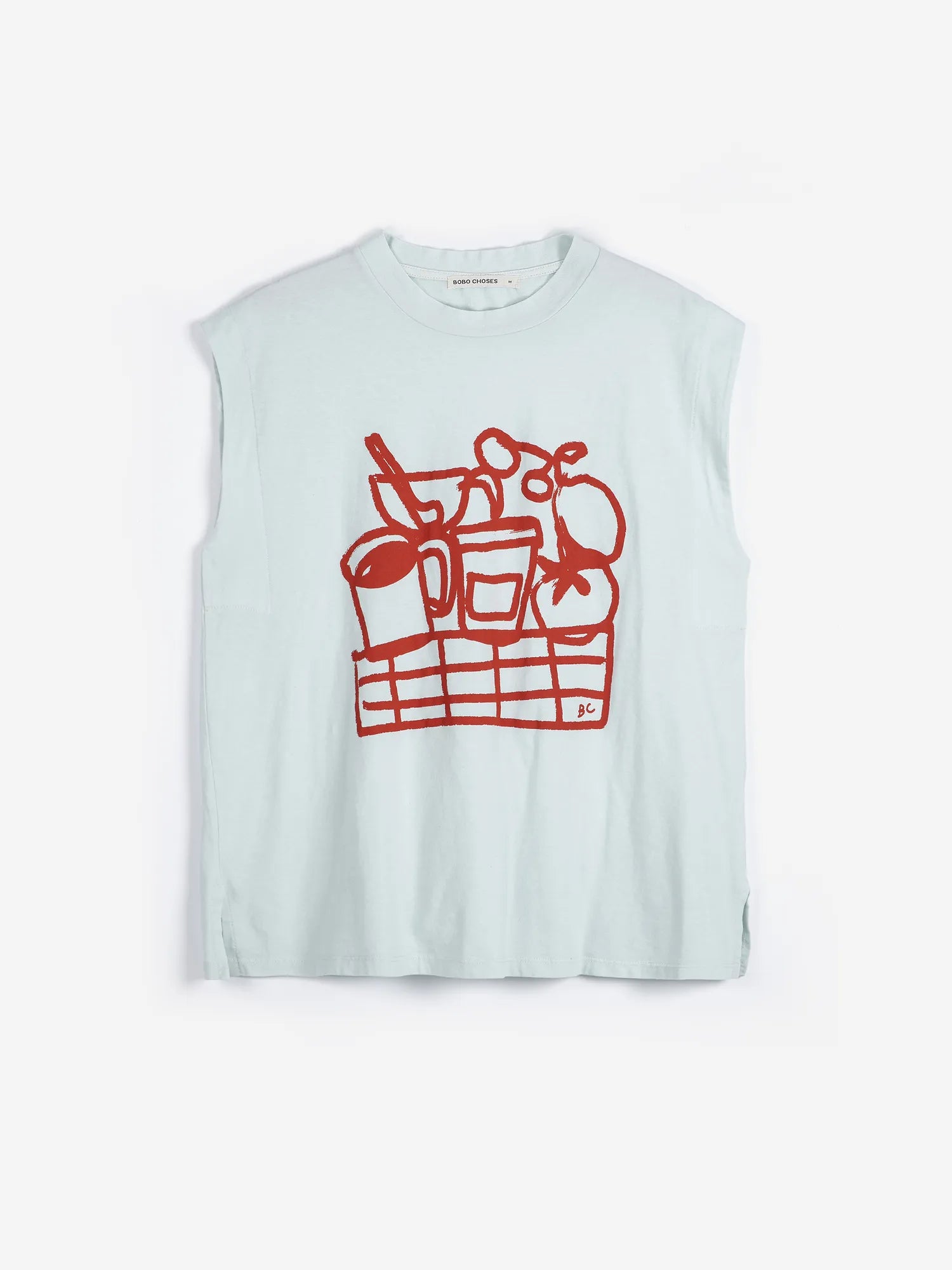 BOBO CHOSES T-Shirt "Cookery festival" light blue