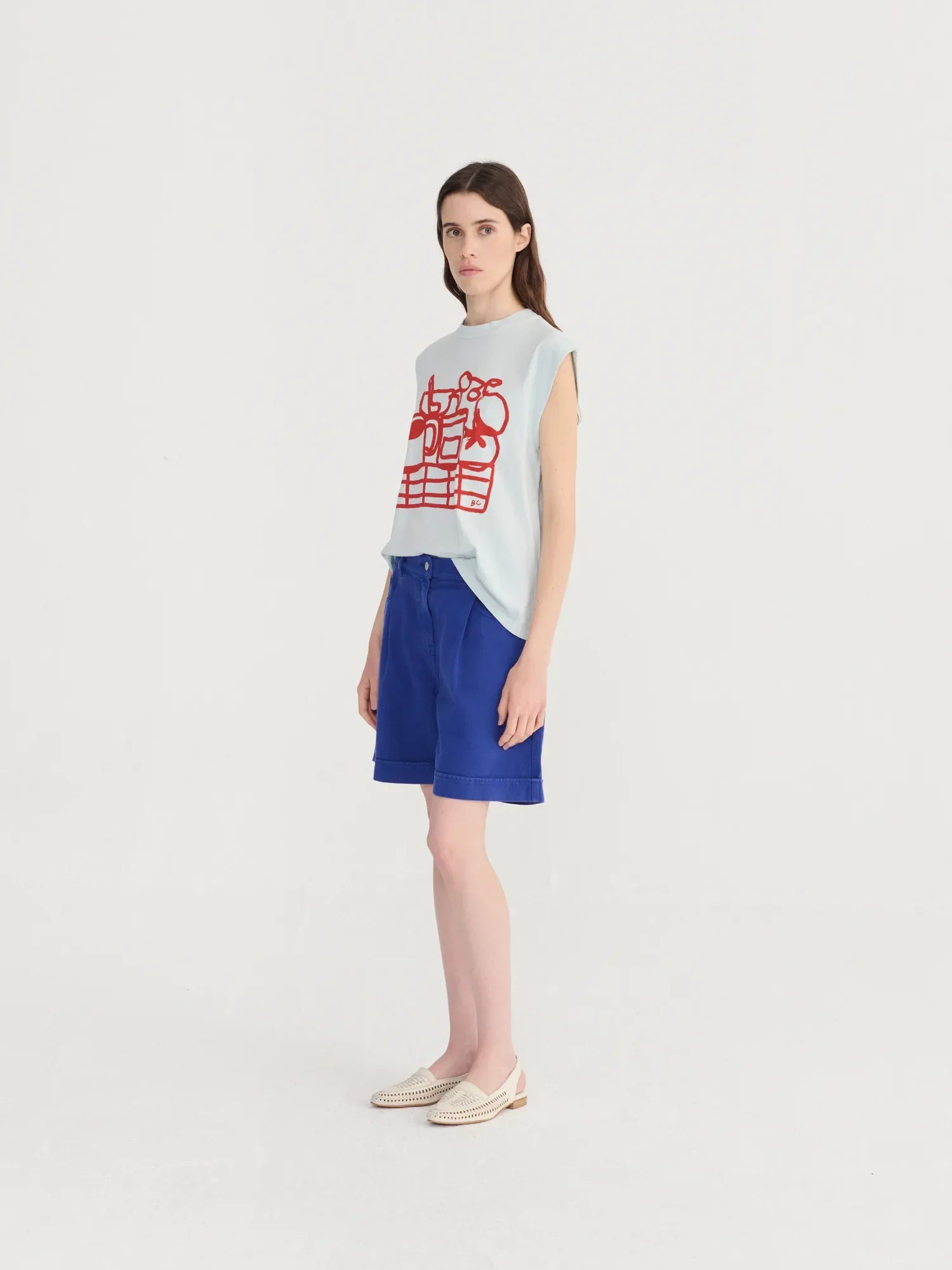BOBO CHOSES T-Shirt "Cookery festival" light blue