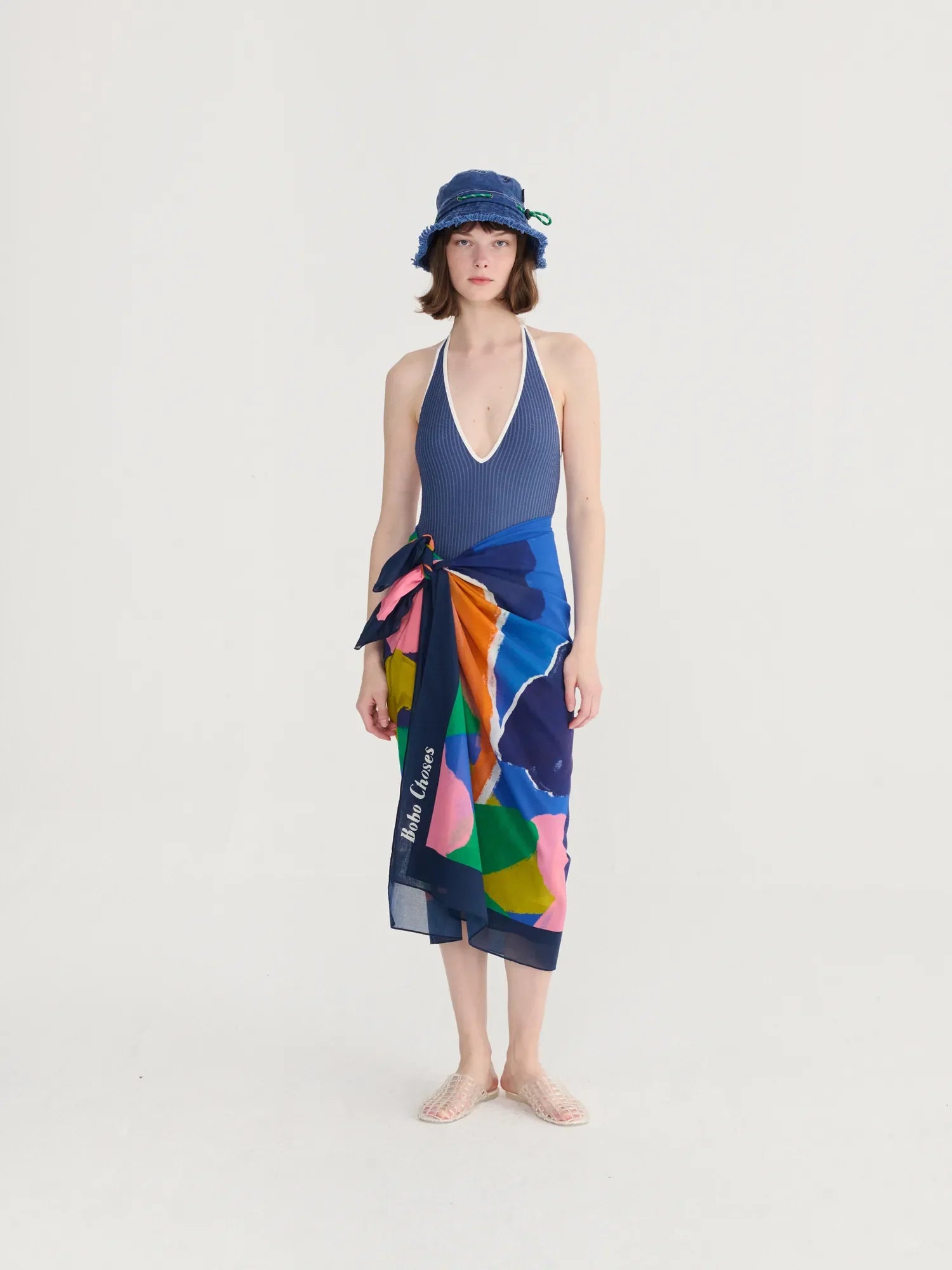 BOBO CHOSES Scarf "Blooming" multicolor