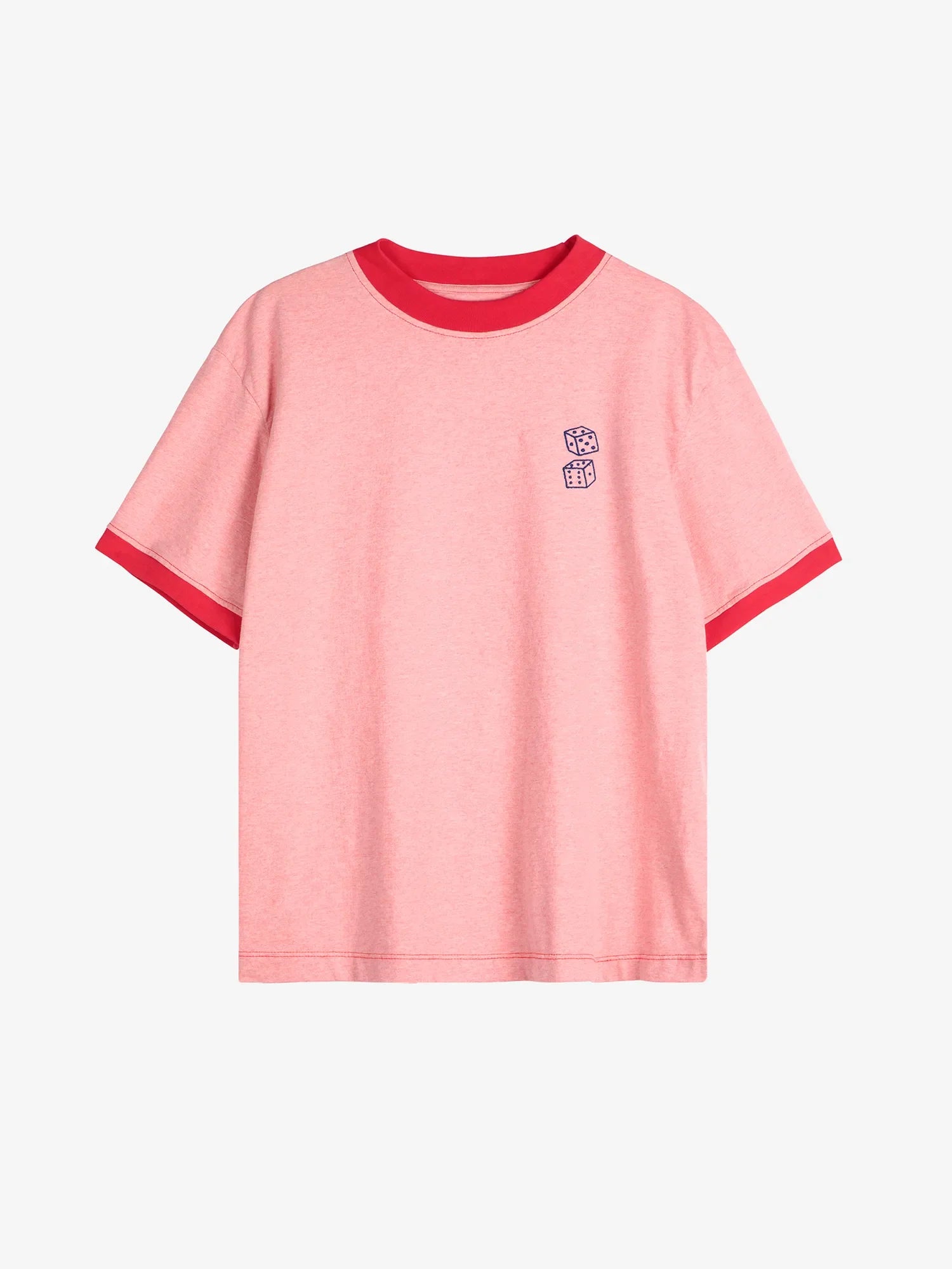 BOBO CHOSES T-Shirt "Roll the dice" red