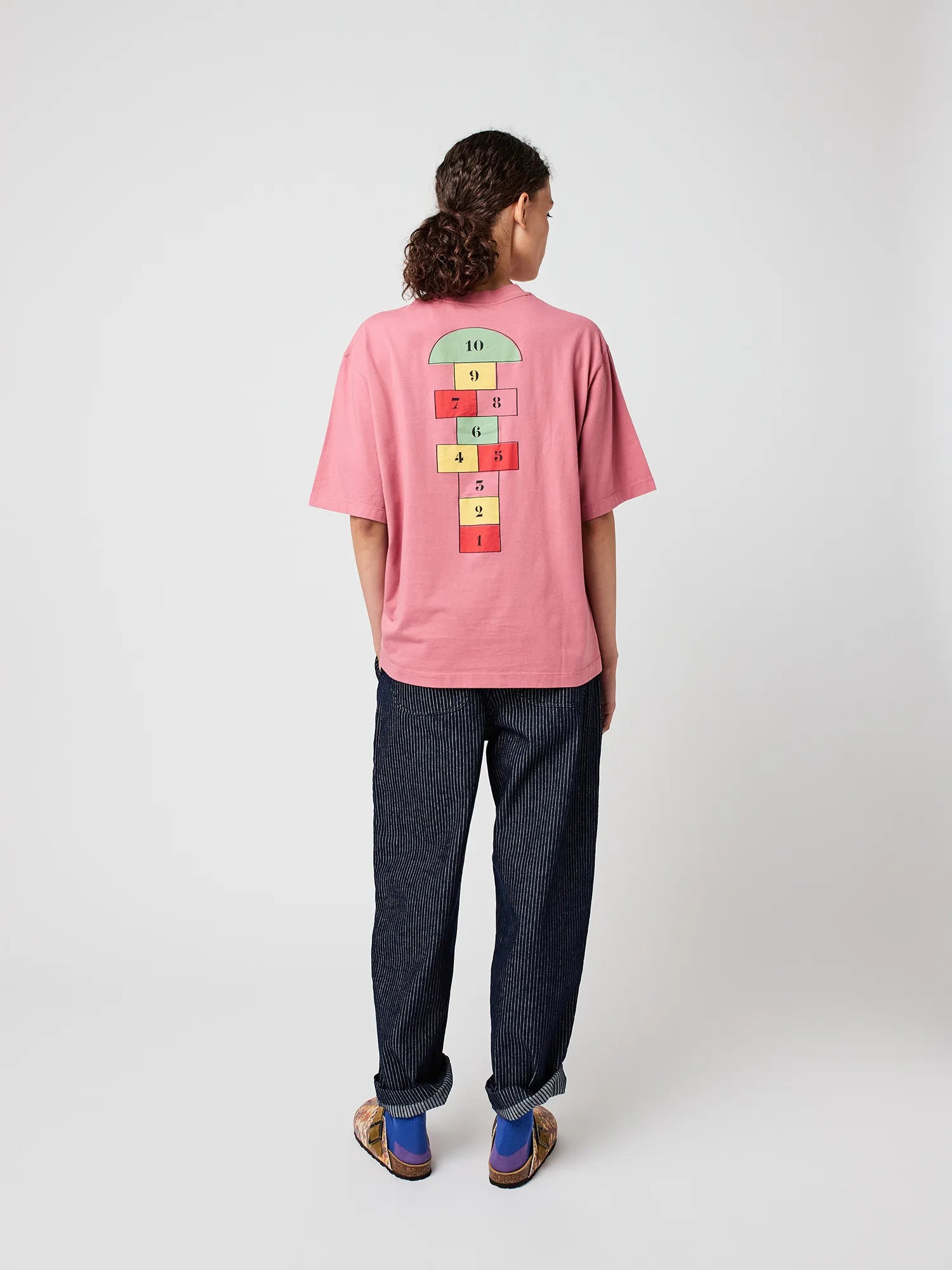 BOBO CHOSES T-Shirt "Hopscotch" pink