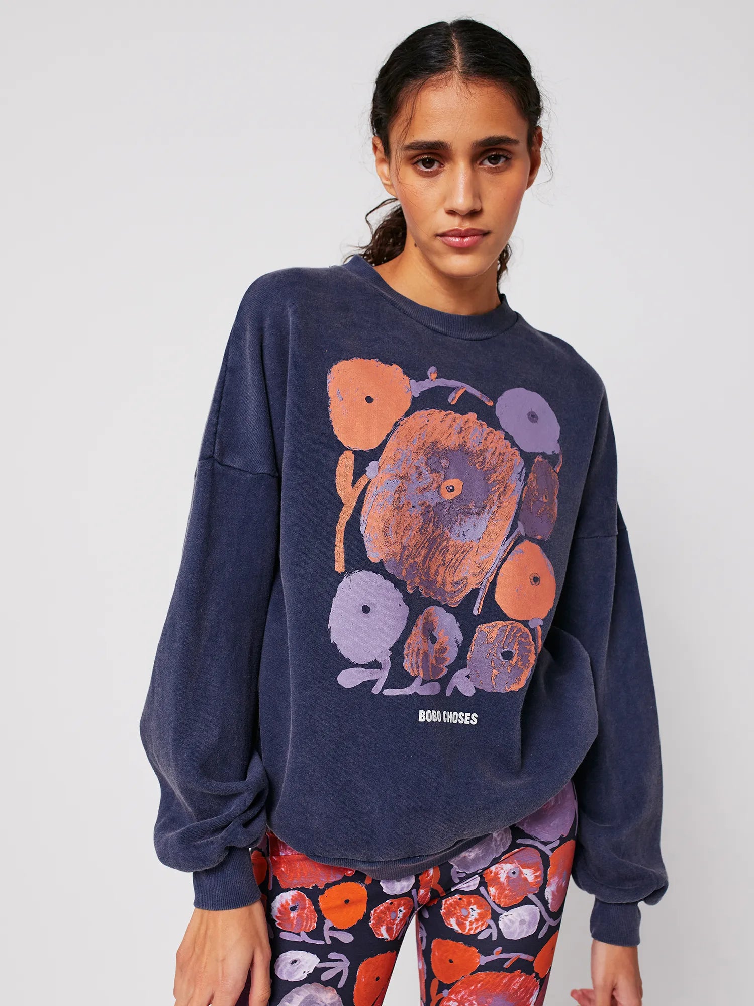 BOBO CHOSES Sweatshirt "Dahlia" navyblue