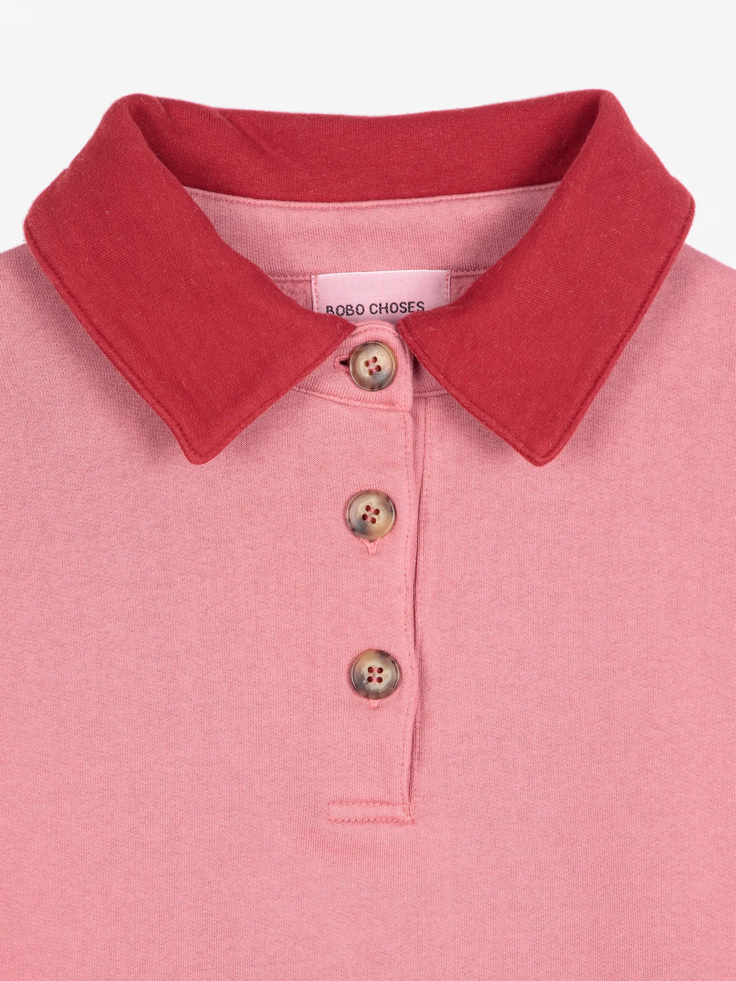 BOBO CHOSES Sweatshirt "Polo" pink