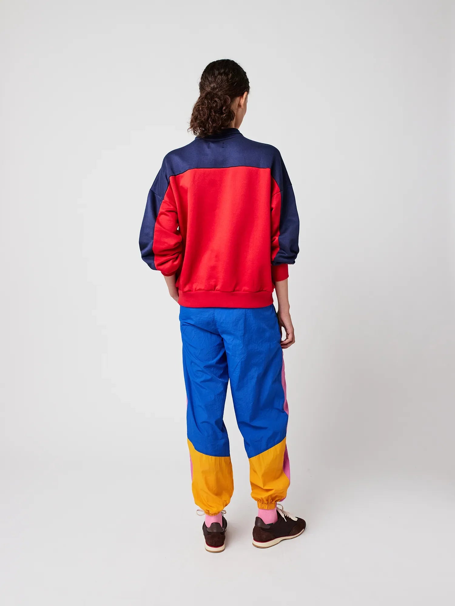 BOBO CHOSES Sweatshirt "Half zip" multicolor