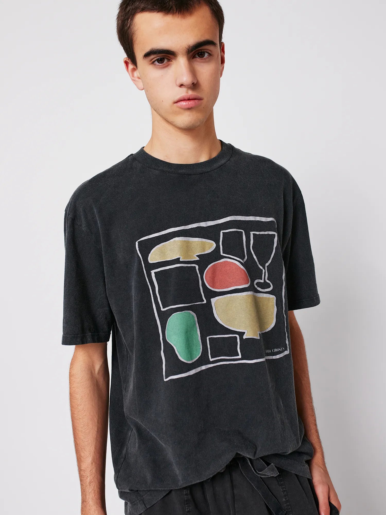 BOBO CHOSES T-Shirt "After seven" dark grey