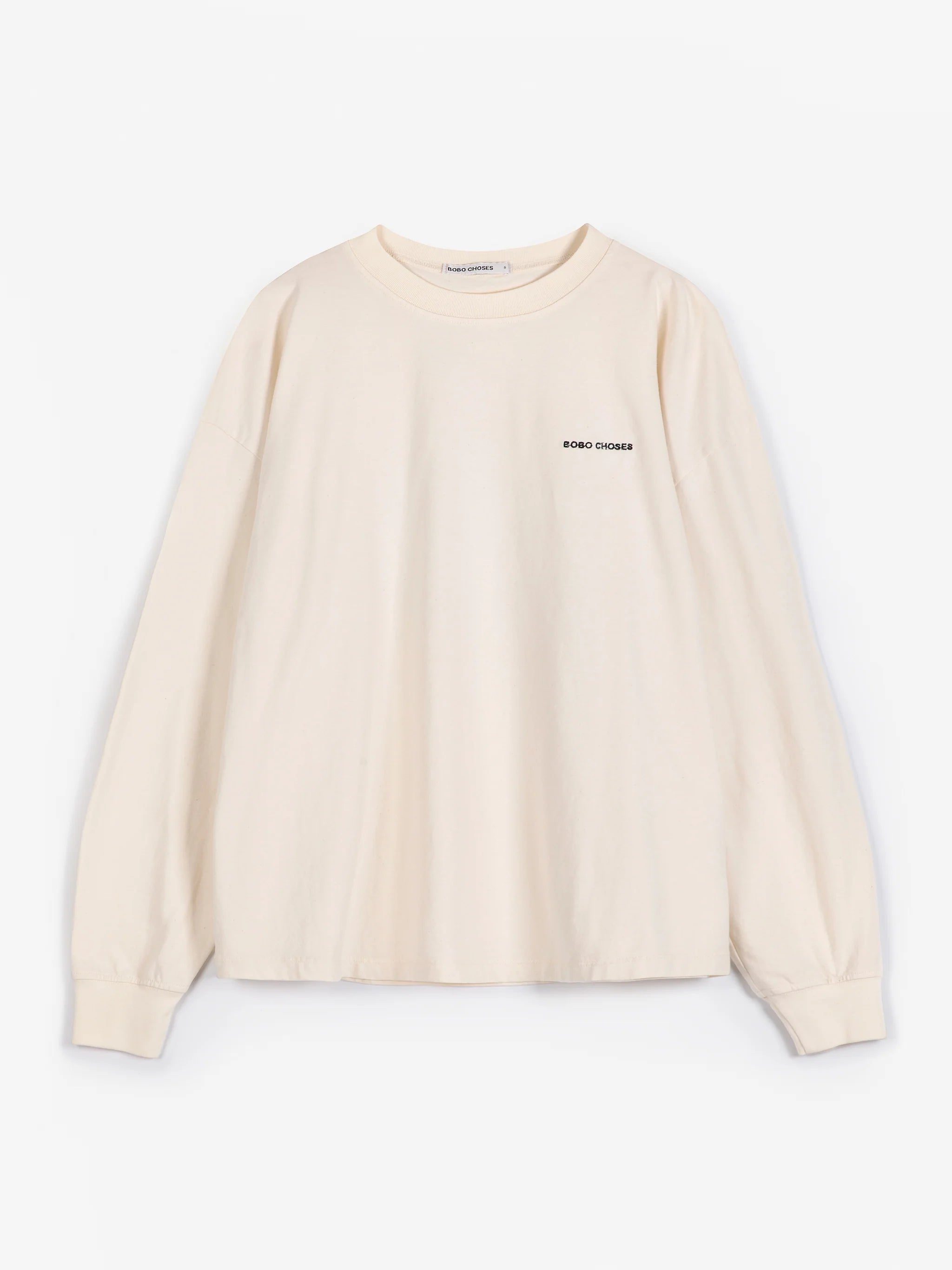 BOBO CHOSES Longsleeve "Hidden monster" offwhite