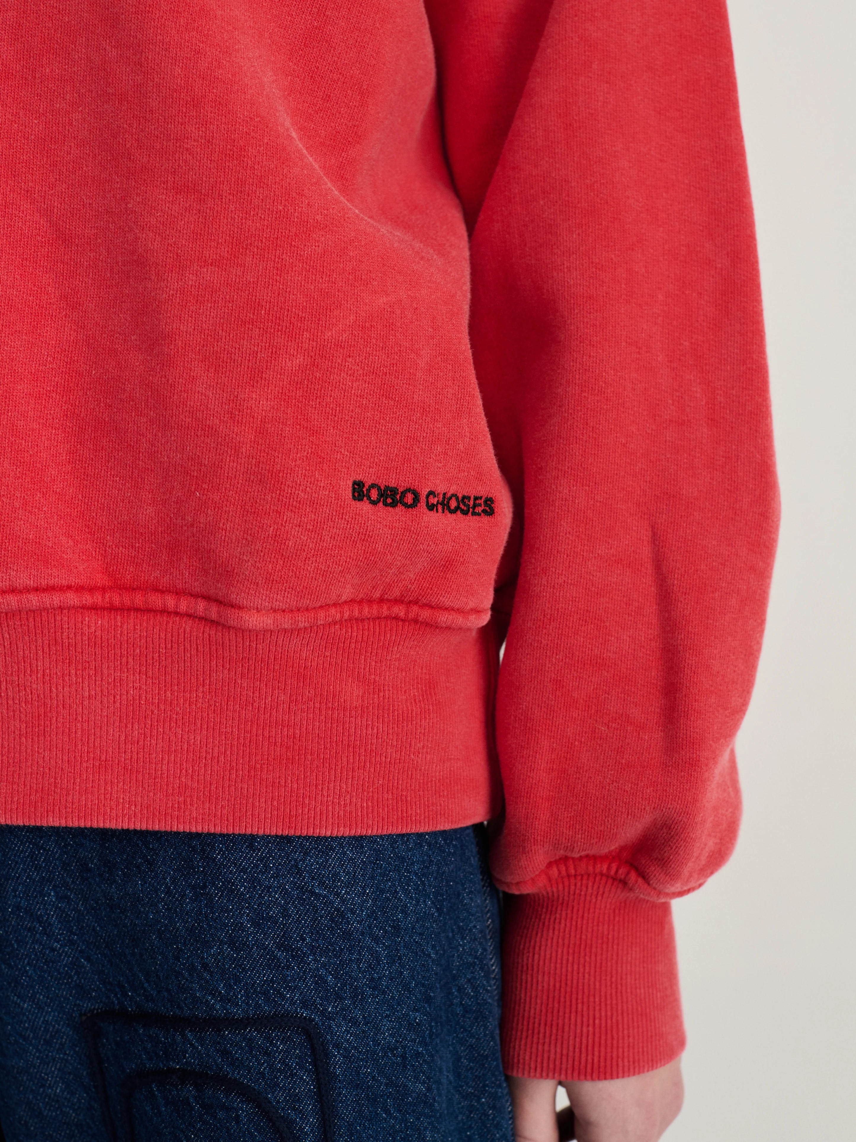 BOBO CHOSES Sweater "Hidden monster" red