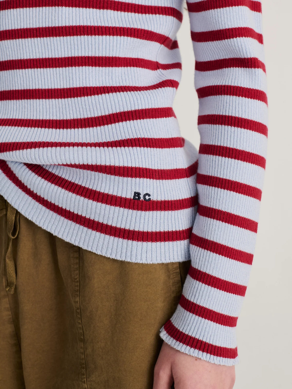 BOBO CHOSES Turtleneck "Striped" multicolor