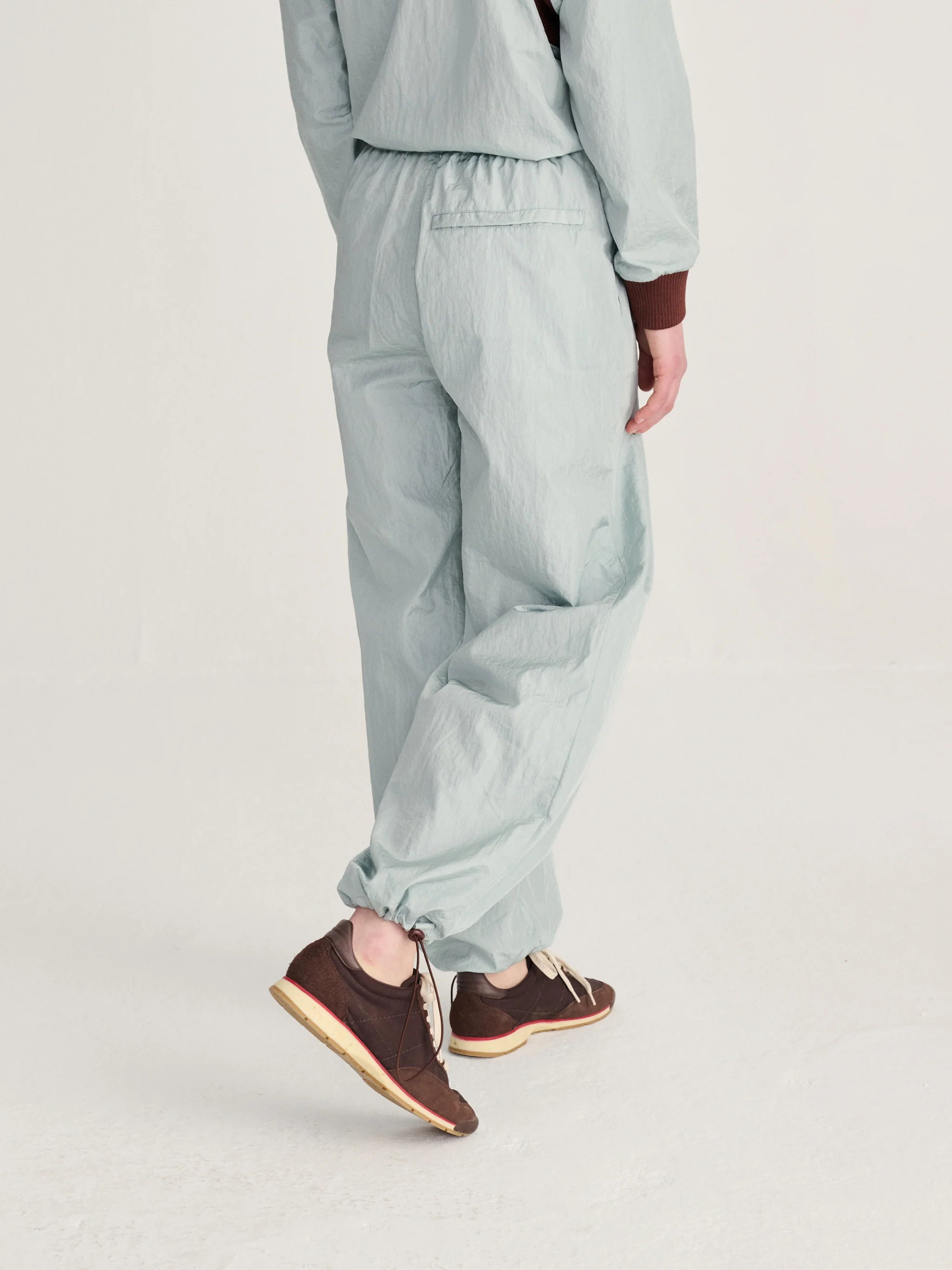 BOBO CHOSES Jogger "Shiny nylon" light blue