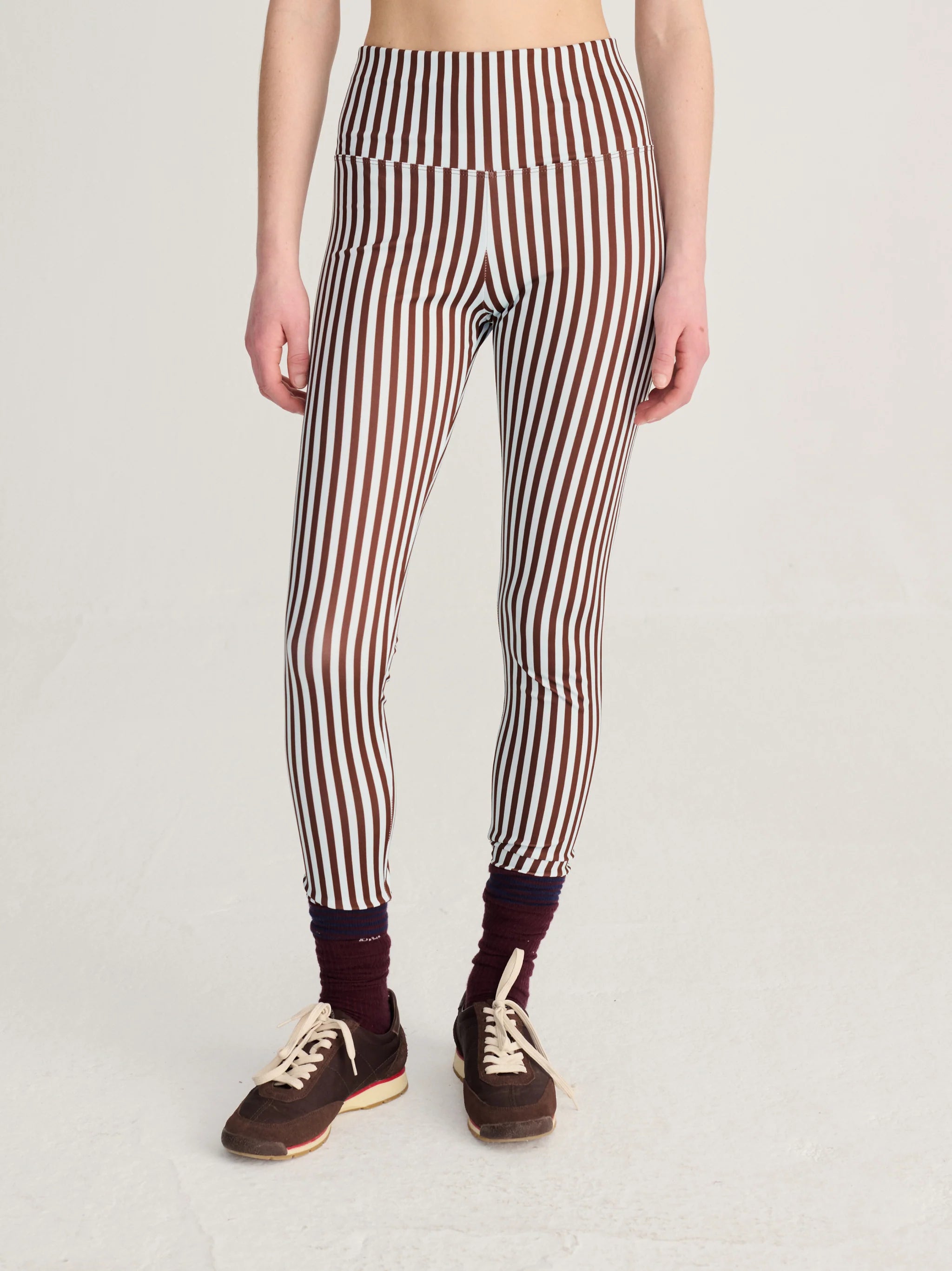 BOBO CHOSES Leggings "Striped" light blue