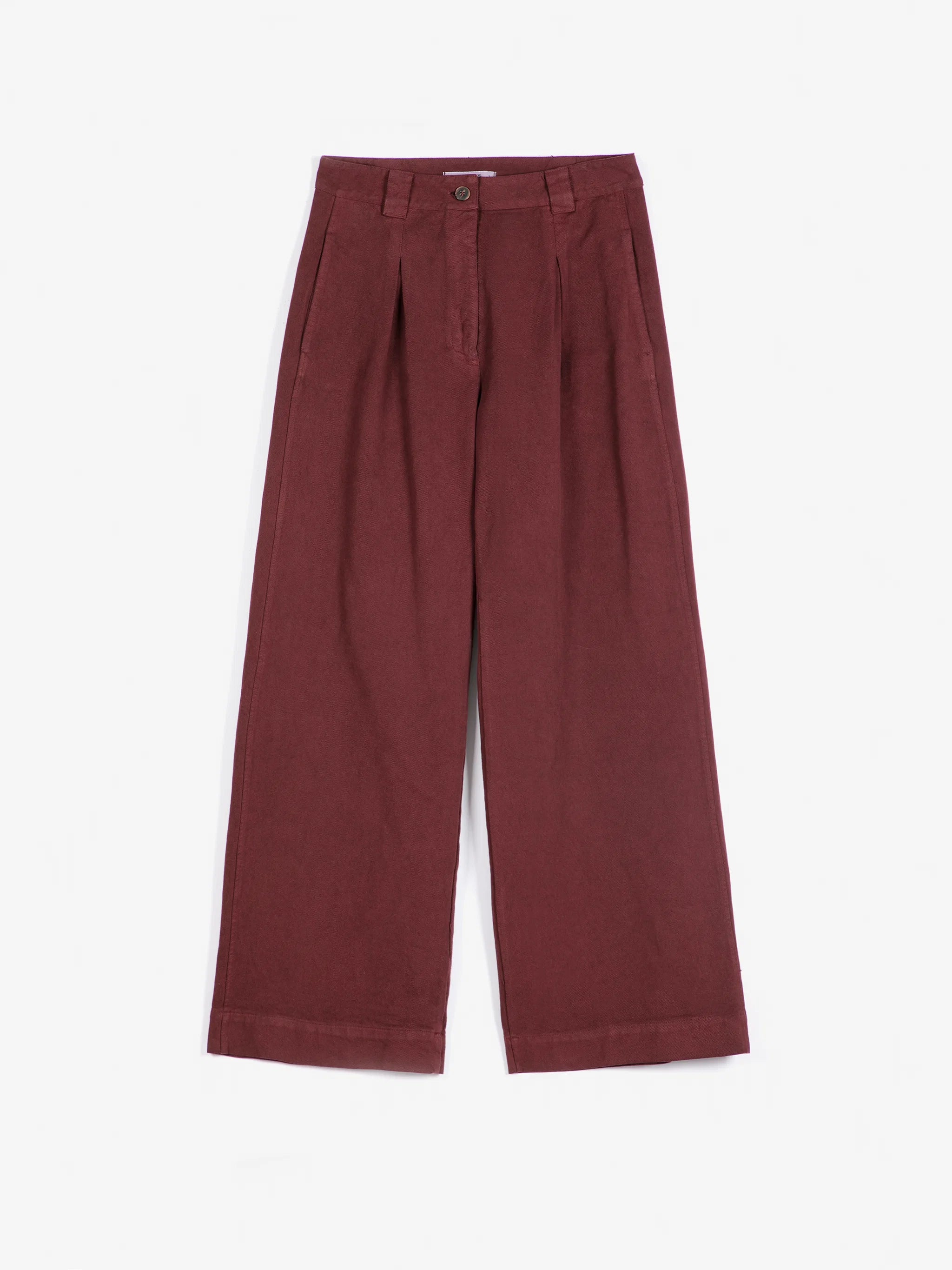 BOBO CHOSES Pants "Pleated Twill" dark brown