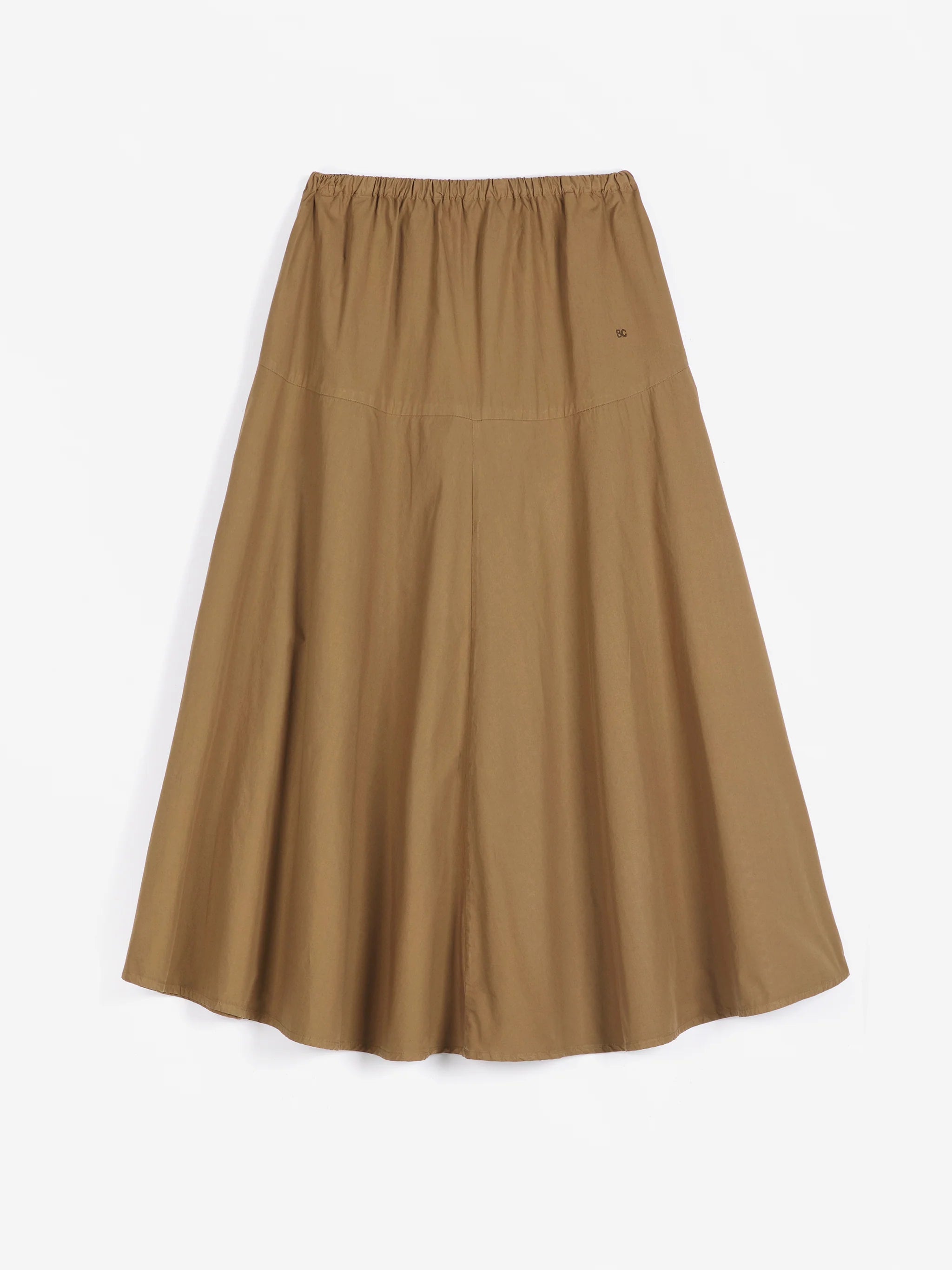 BOBO CHOSES Skirt "Paper touch Evasé" khaki