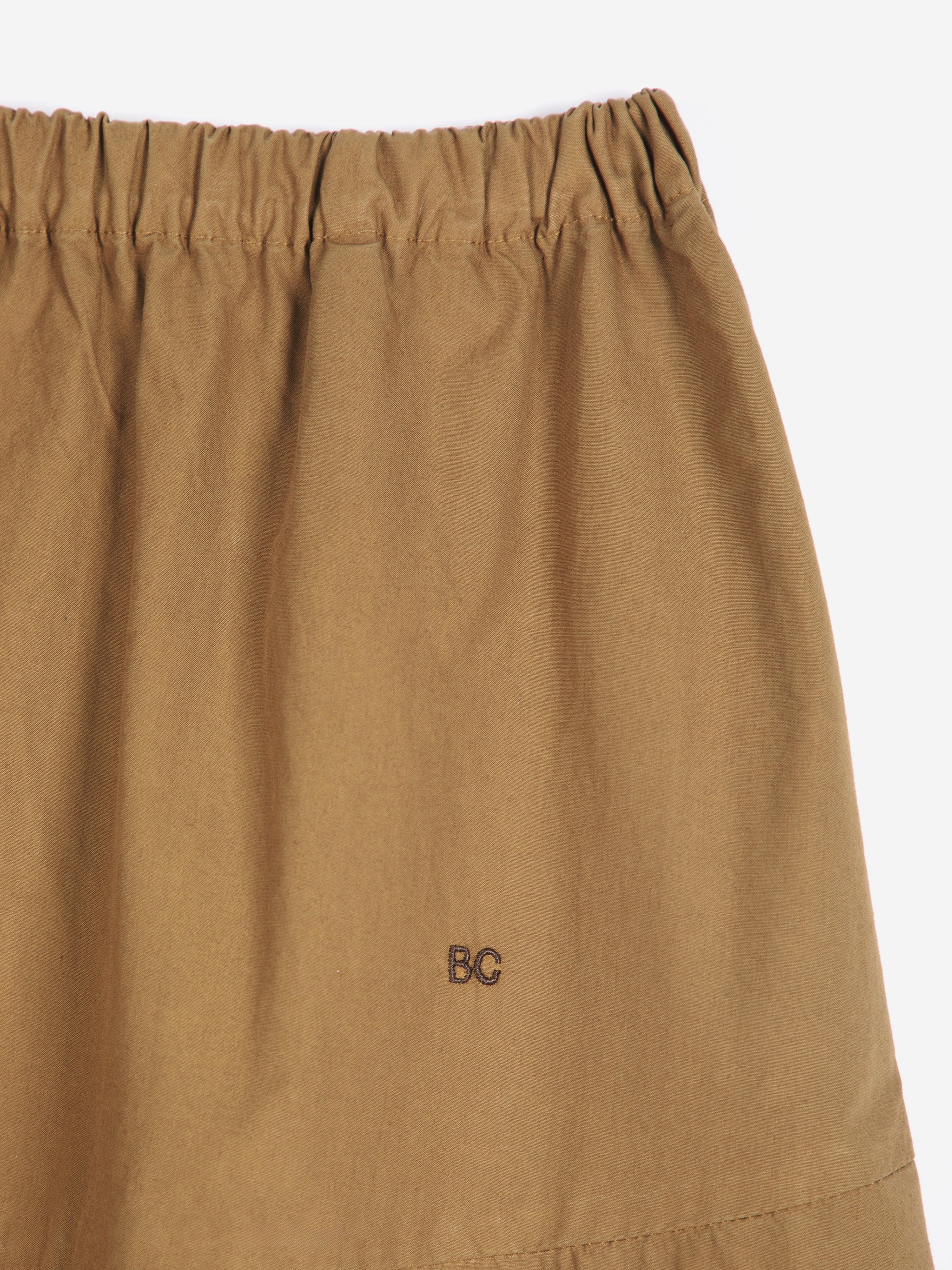 BOBO CHOSES Skirt "Paper touch Evasé" khaki