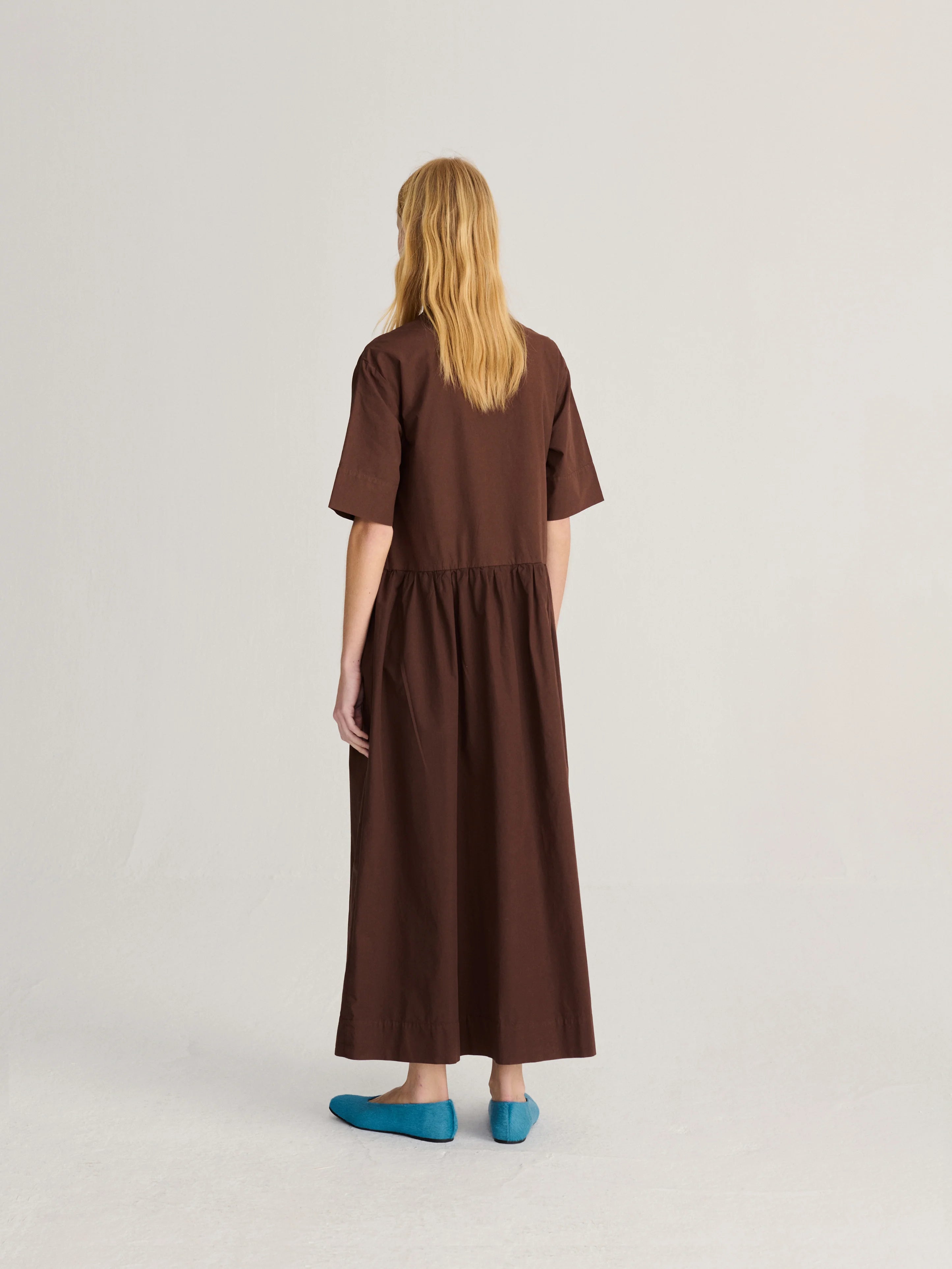 BOBO CHOSES Dress "Monster mug" dark brown