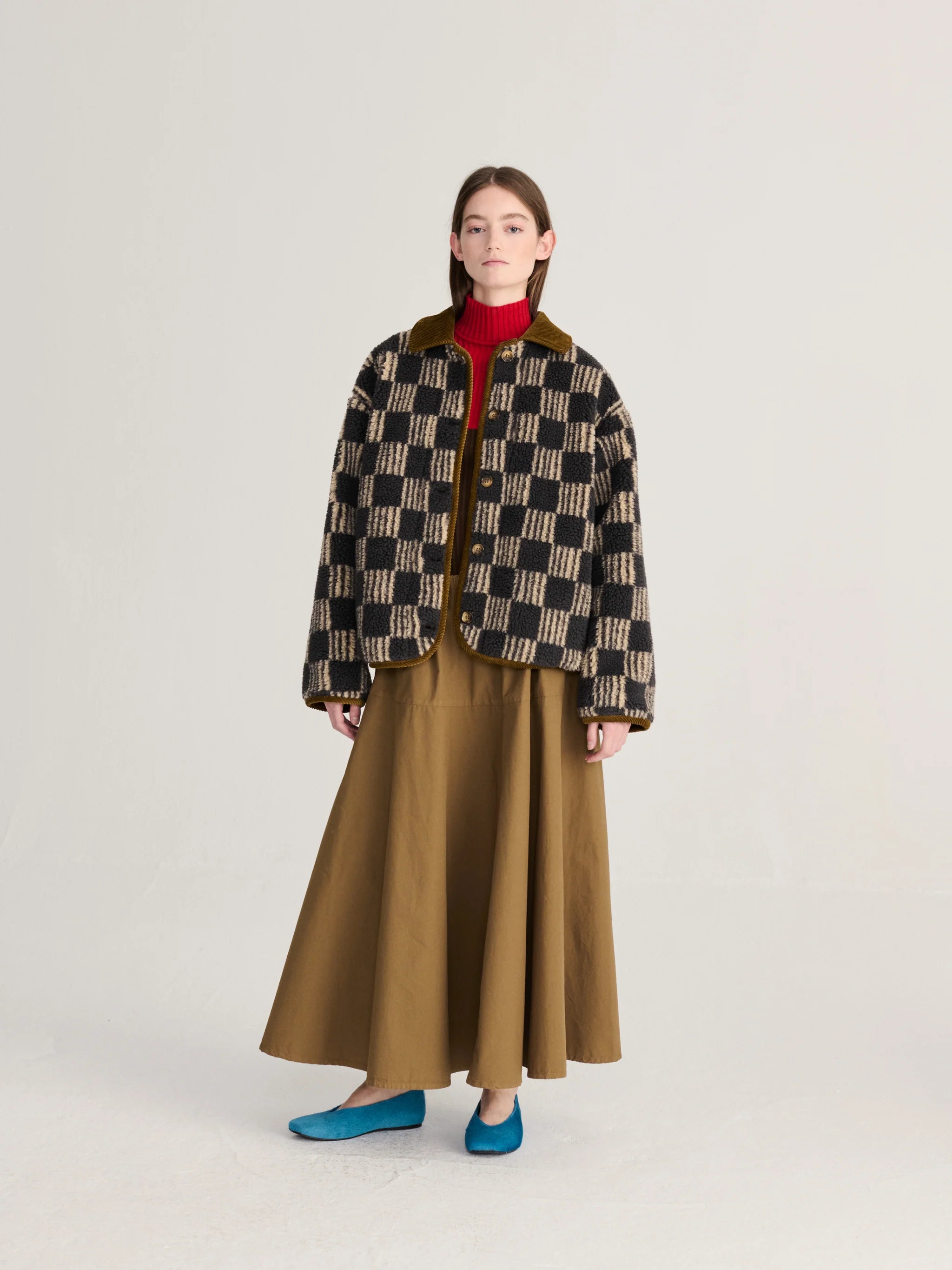 BOBO CHOSES Jacket "Almost Moiré" beige