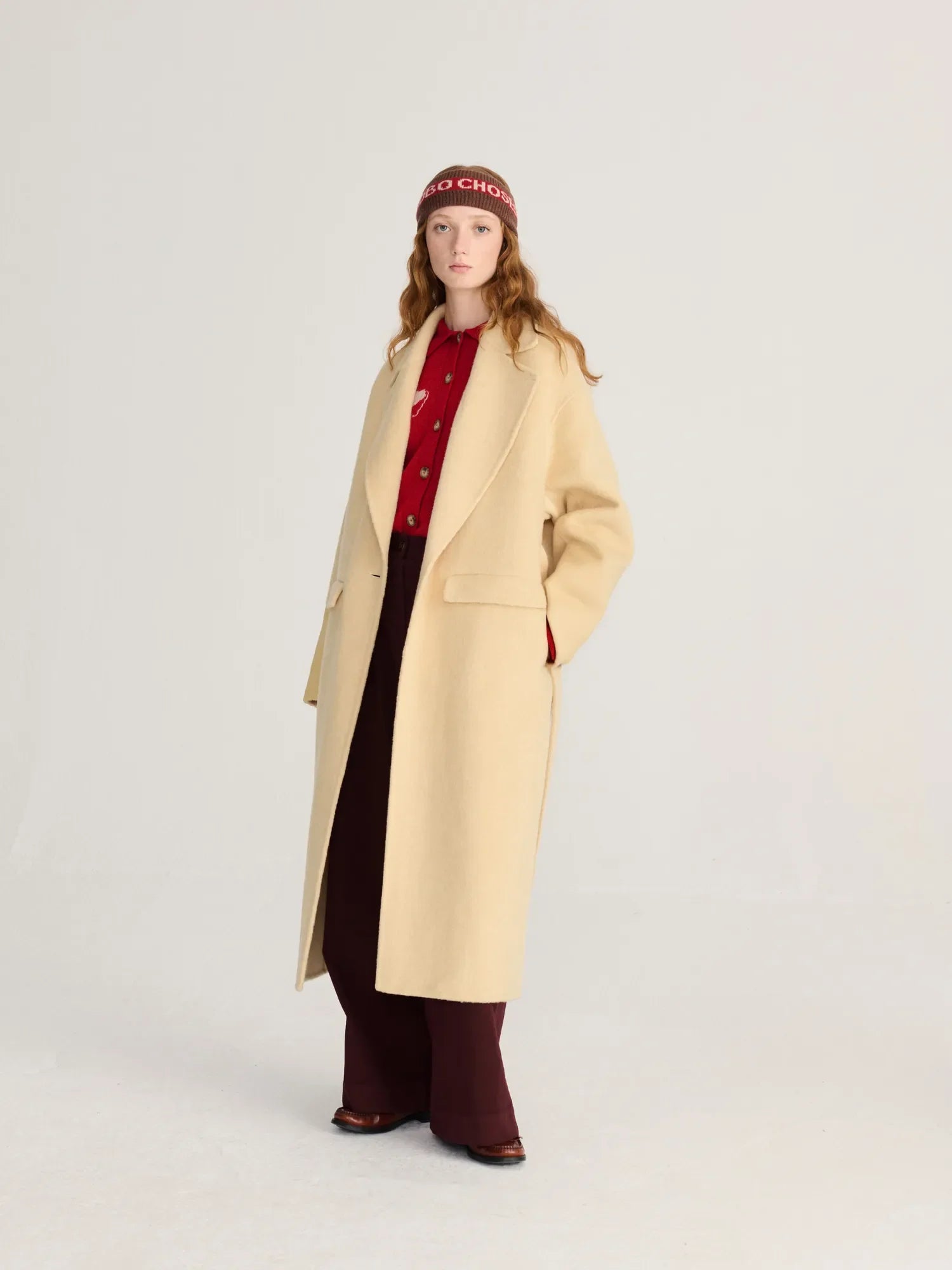 BOBO CHOSES Coat light yellow