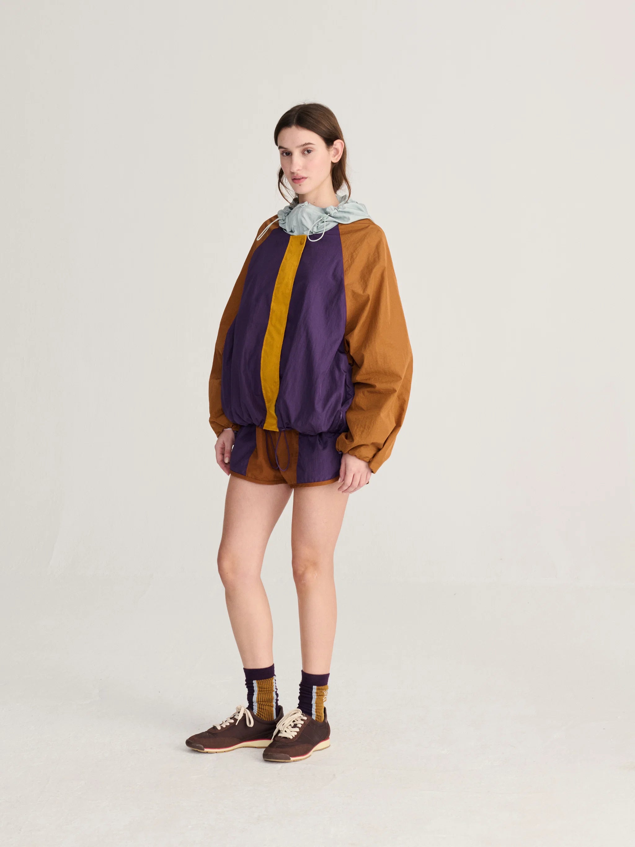 BOBO CHOSES Jacket "Balloon Windstopper" brown