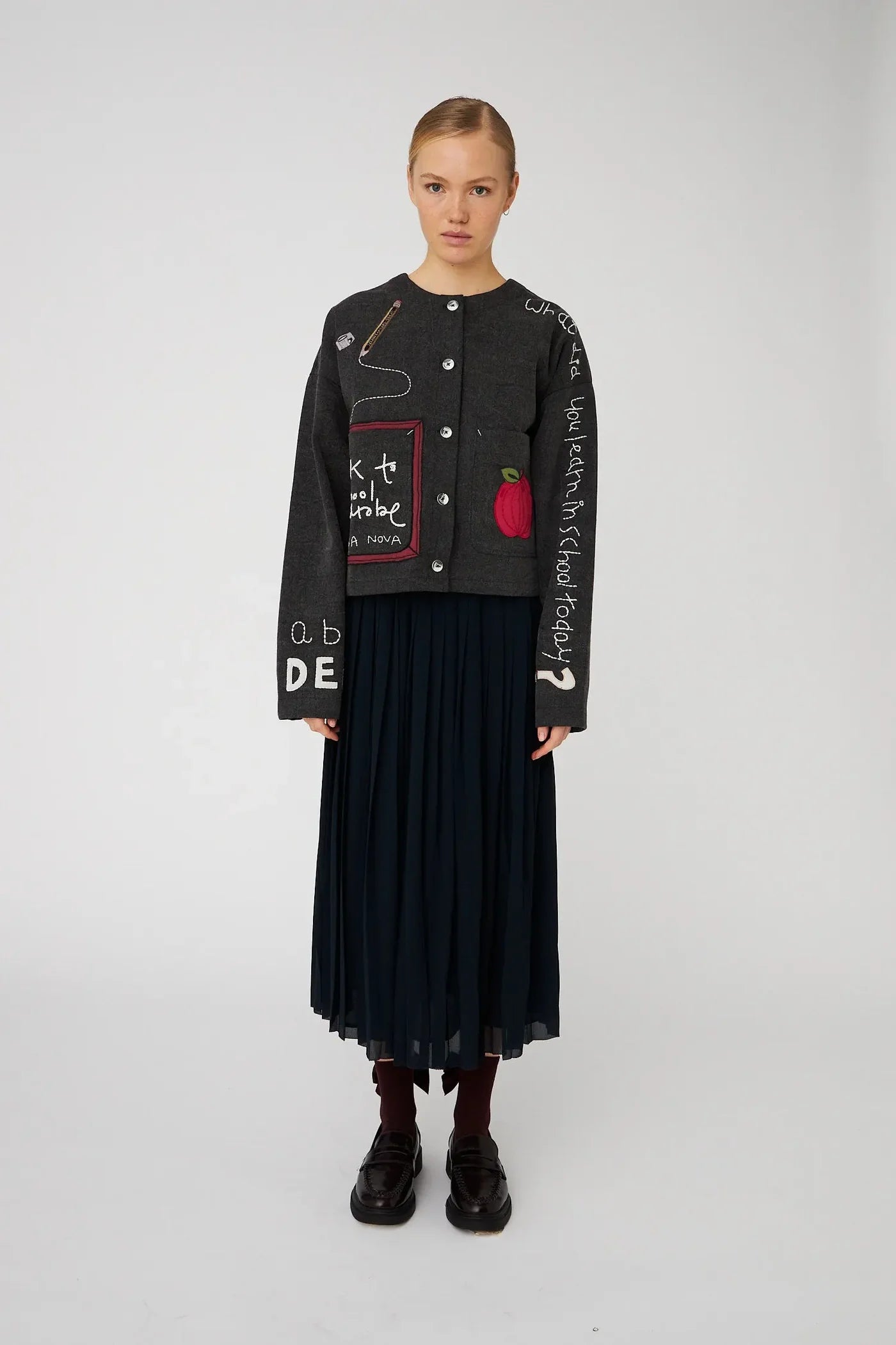 STELLA NOVA Jacket "Back to school" almost black