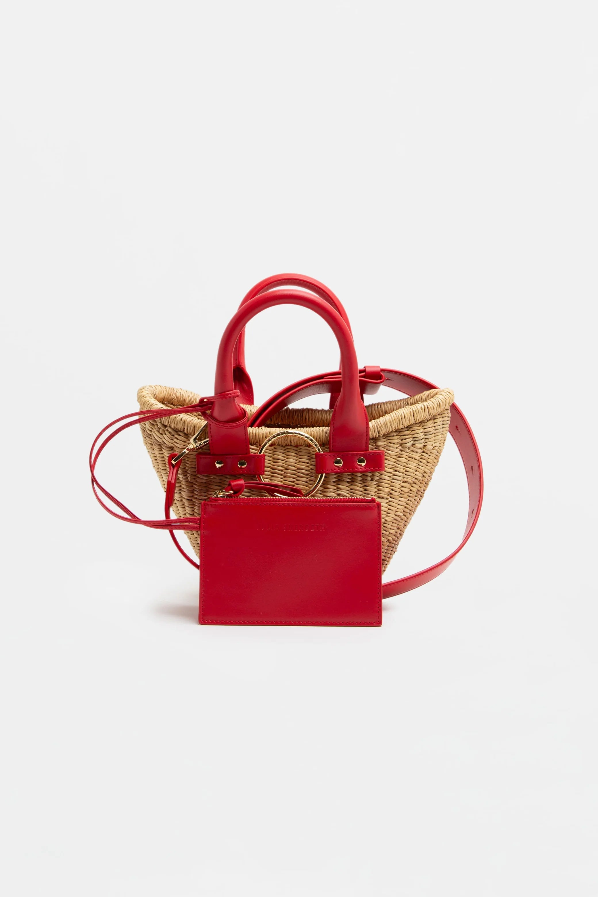 Julia Skergeth Basket Bag mini red