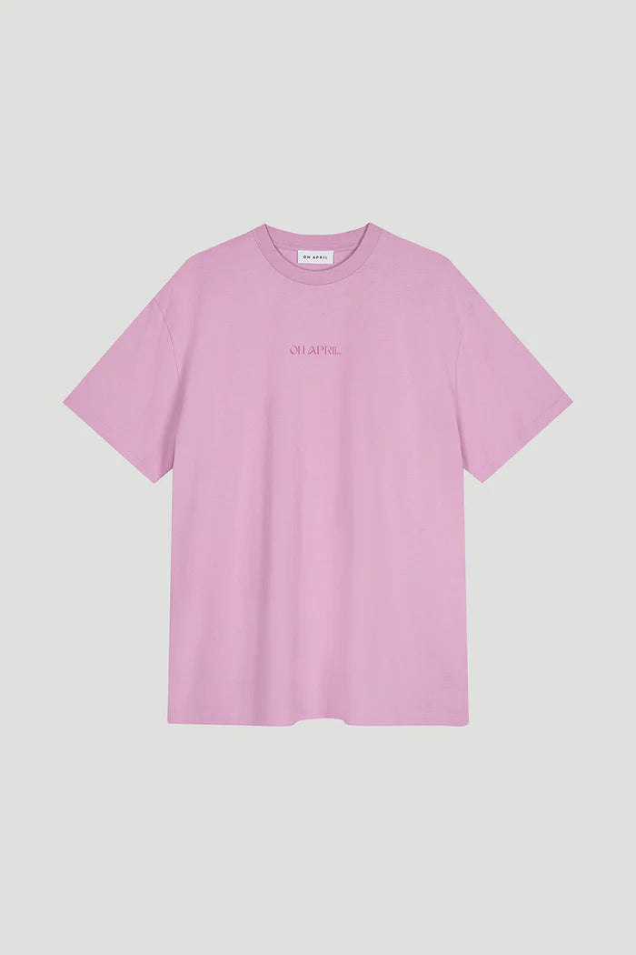 Oh April T-Shirt BF Positive bright lilac