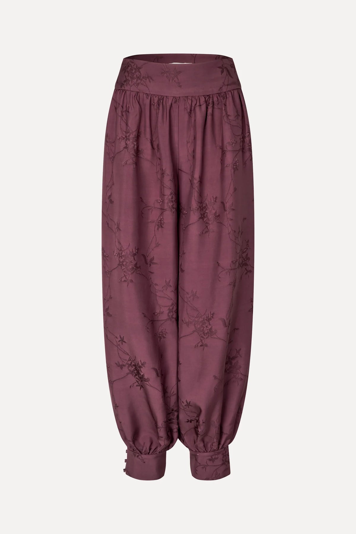 STINE GOYA Pants "Balloon" bordeaux