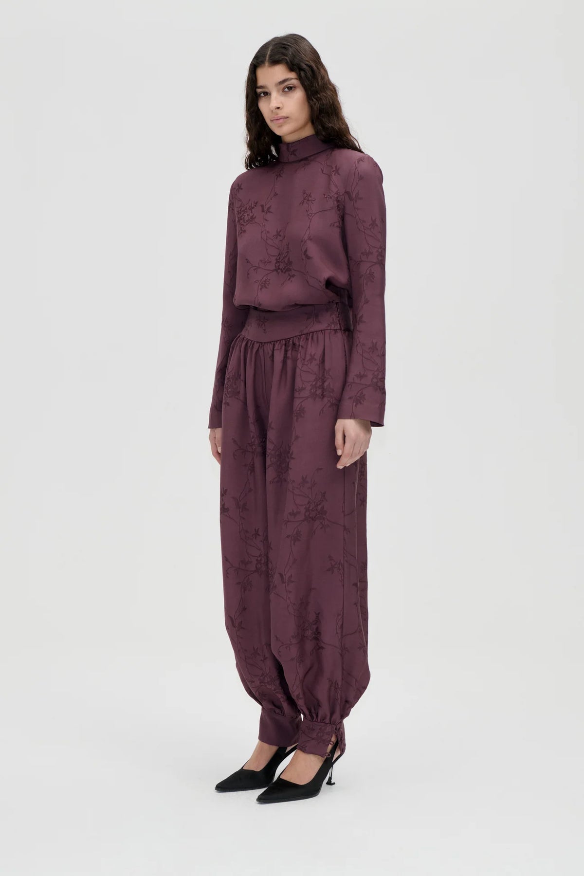 STINE GOYA Pants "Balloon" bordeaux